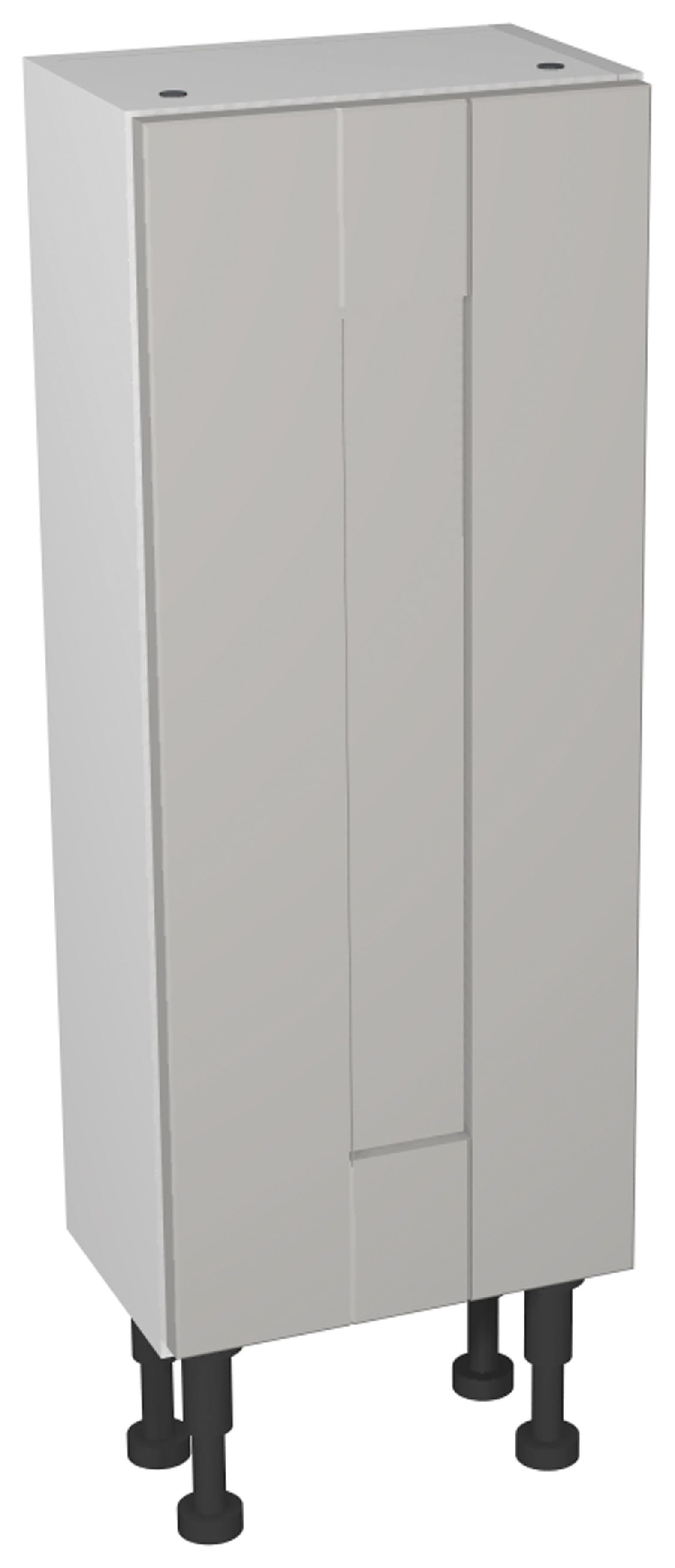 Image of Wickes Vermont Grey Compact Storage Unit - 300 x 735mm
