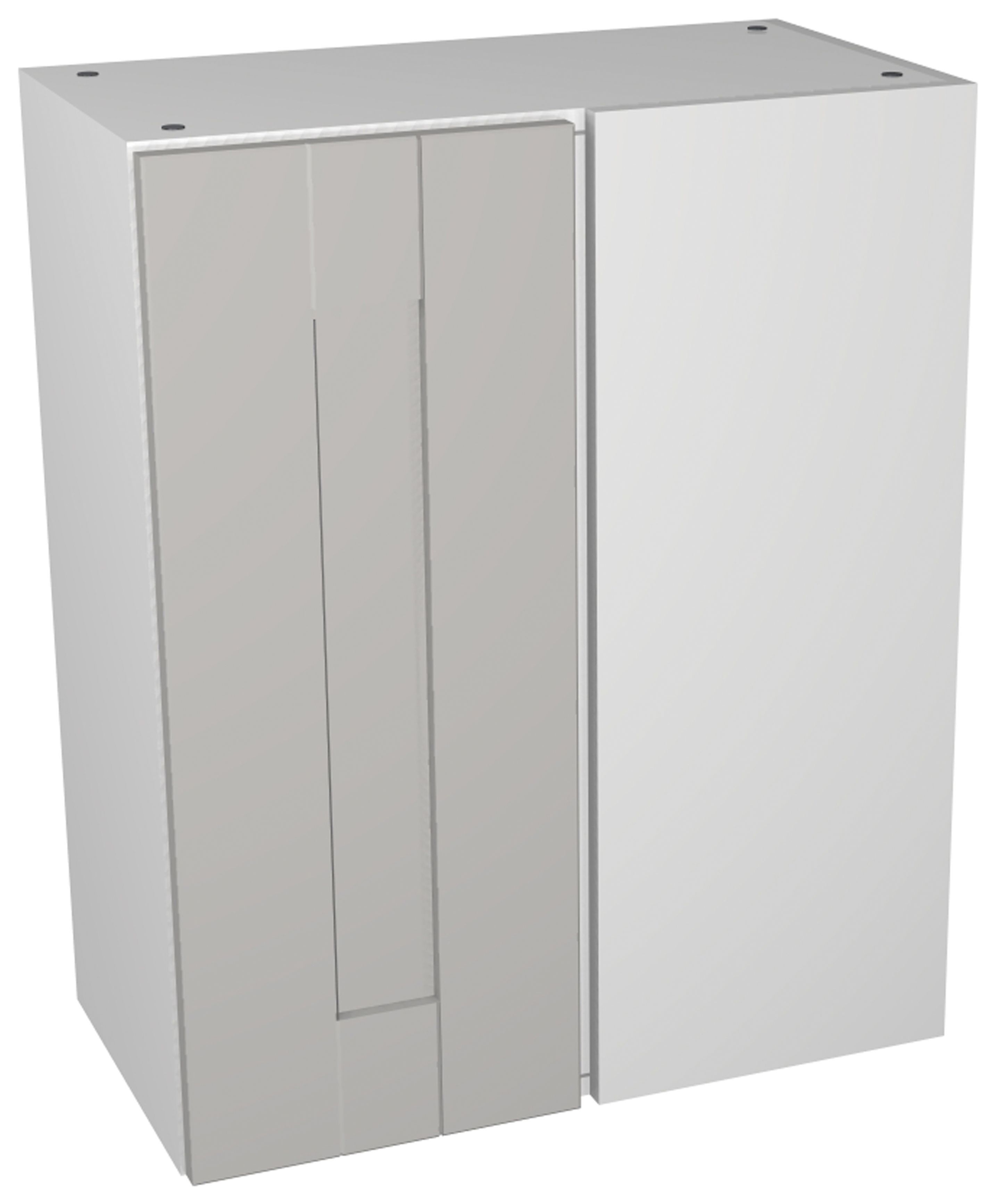 Image of Wickes Vermont Grey Corner Storage Unit - 625 x 735mm