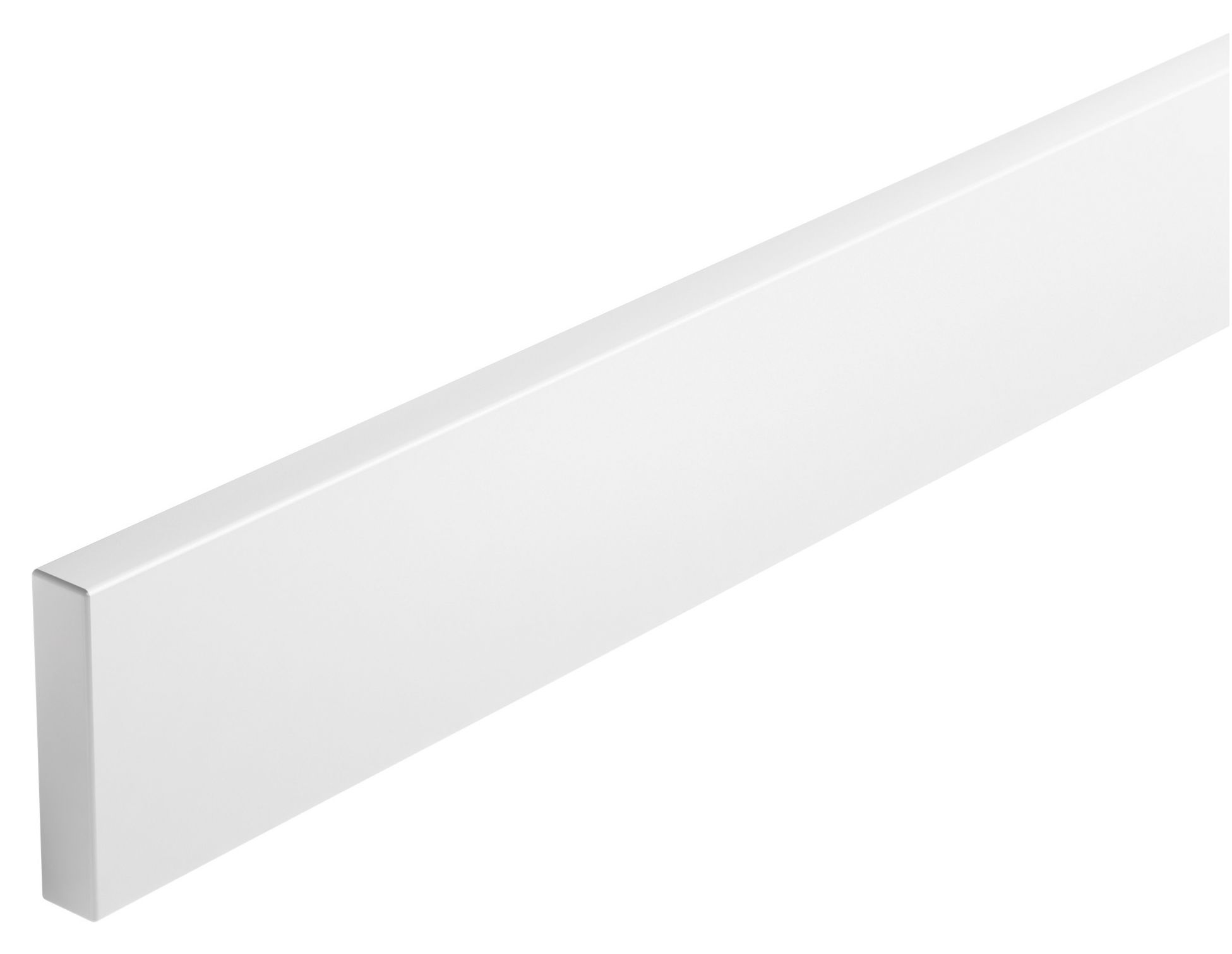 Image of Wickes Gloss White Cornice / Pelmet for Vienna Grey Units - 3m