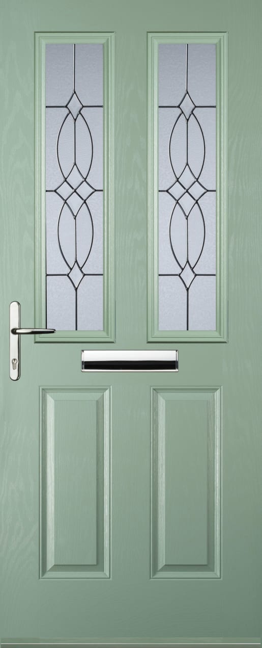 Euramax 2 Panel 2 Square Chartwell Green Right