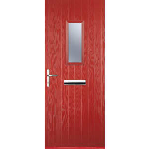 Euramax 1 Square Red Right Hand Composite Door