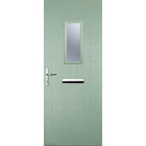 Euramax 1 Square Chartwell Green Right Hand Composite Door