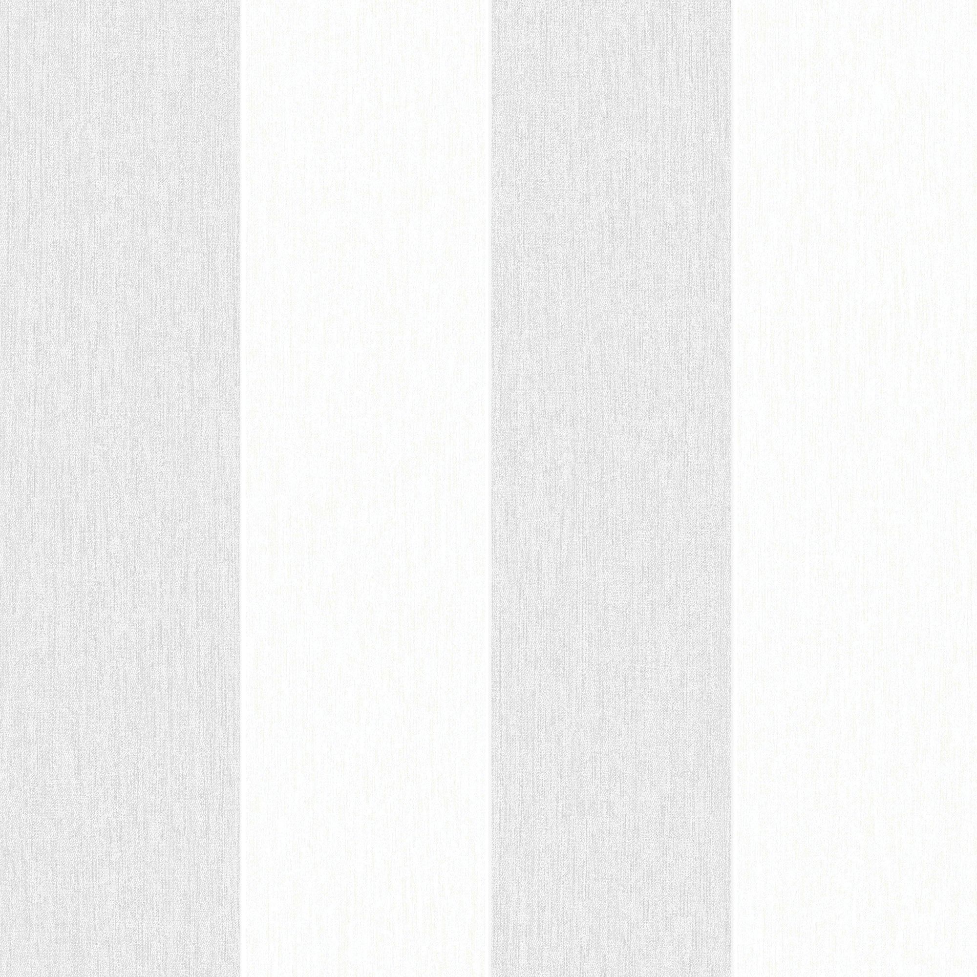 Image of Superfresco Easy Calico Grey Stripe Decorative Wallpaper - 10m