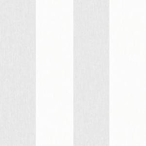 Image of Superfresco Easy Calico Grey Stripe Decorative Wallpaper - 10m
