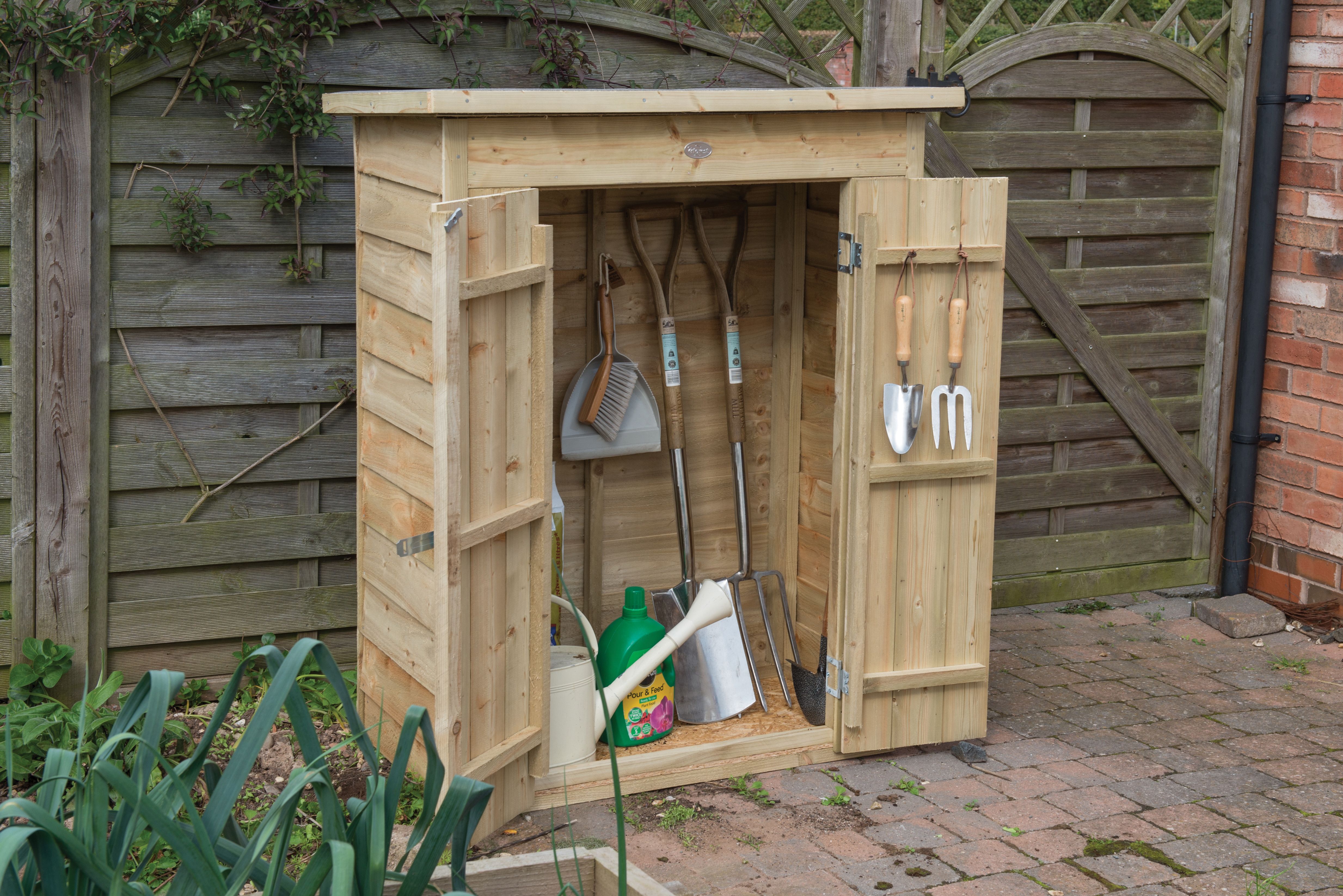 Forest Garden Small Pent Garden Tool Storage - 3 x 2ft