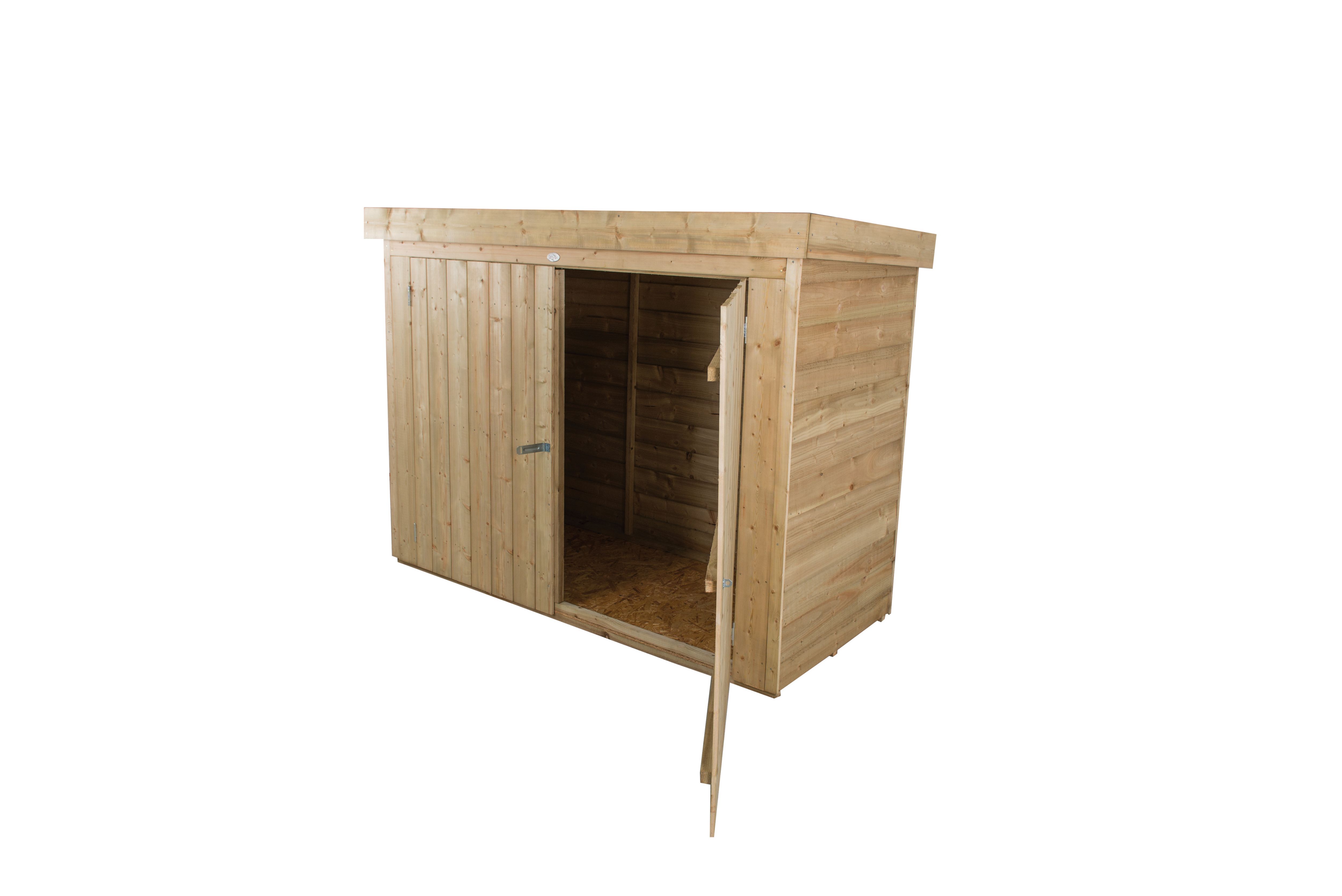 Image of Forest Garden 6 x 3ft Large Pent Outdoor Garden Storage