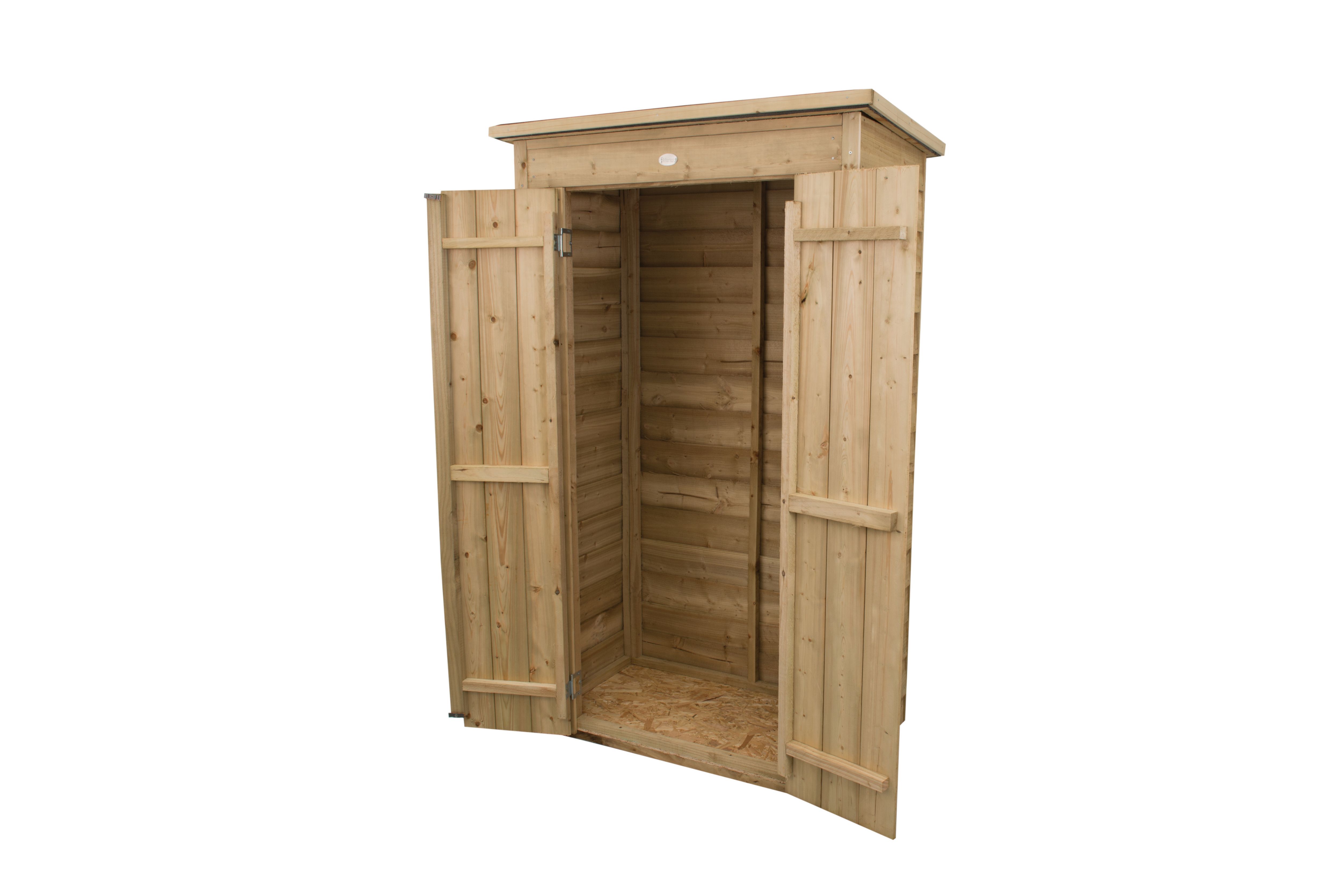 Image of Forest Garden 3 x 2ft Tall Pent Garden Tool Storage