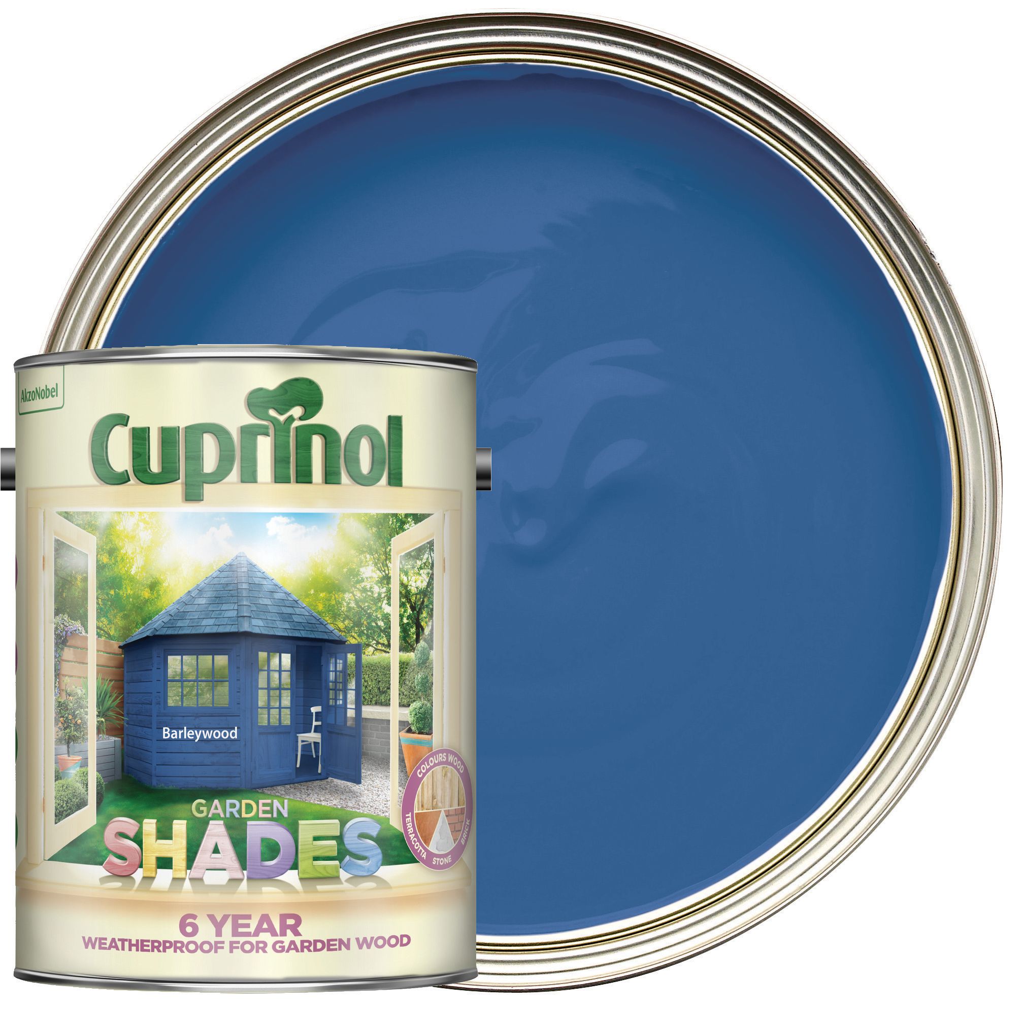 Image of Cuprinol Garden Shades Matt Wood Treatment - Barleywood 5L