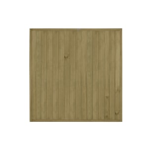 Forest Garden Tongue & Groove Vertical Fence Panel - 6 x 6ft Multi Packs