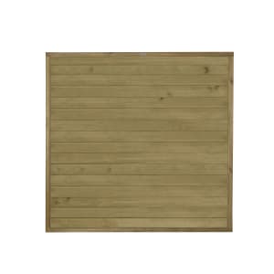 Forest Garden Tongue & Groove Horizontal Fence Panel - 6 x 6ft Multi Packs