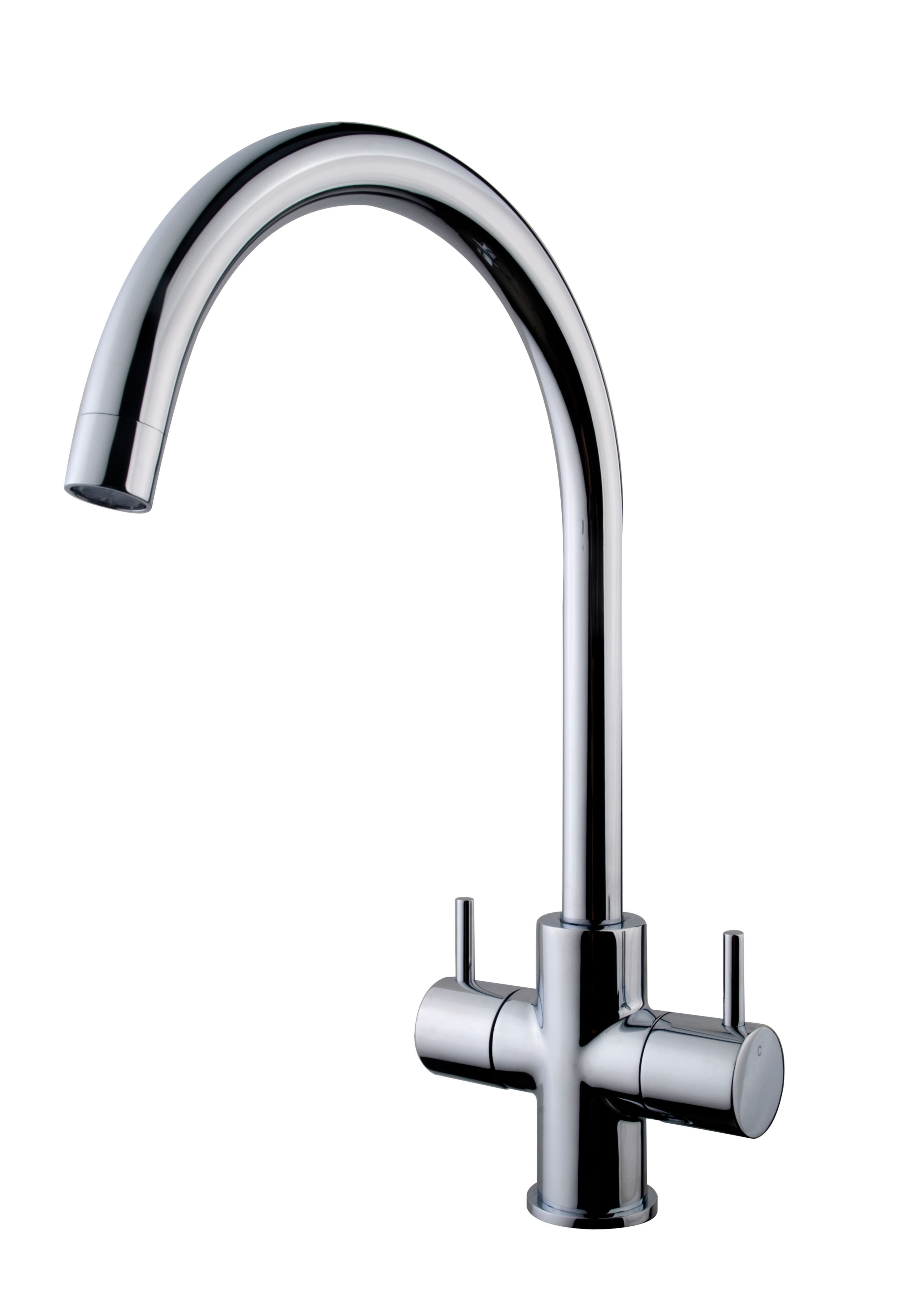 Image of Wickes Kumai Monobloc Kitchen Sink Mixer Tap - Chrome