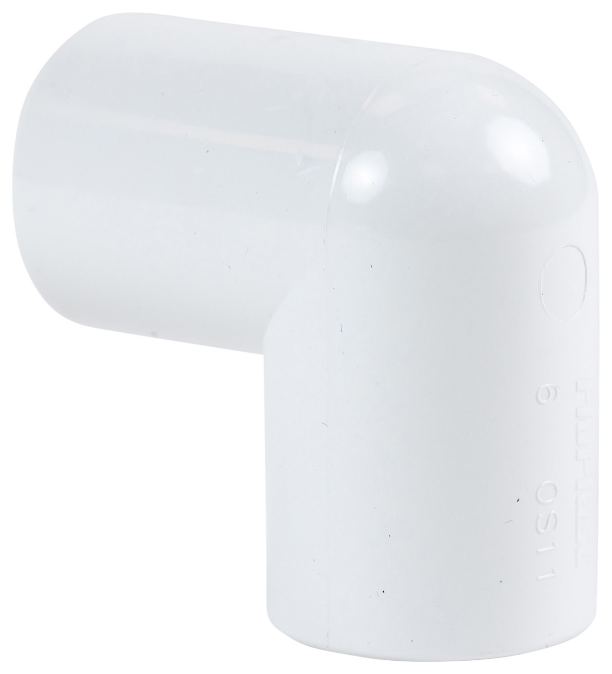 Image of FloPlast OS11W Overflow System 90 Deg Bend - White 21.5mm