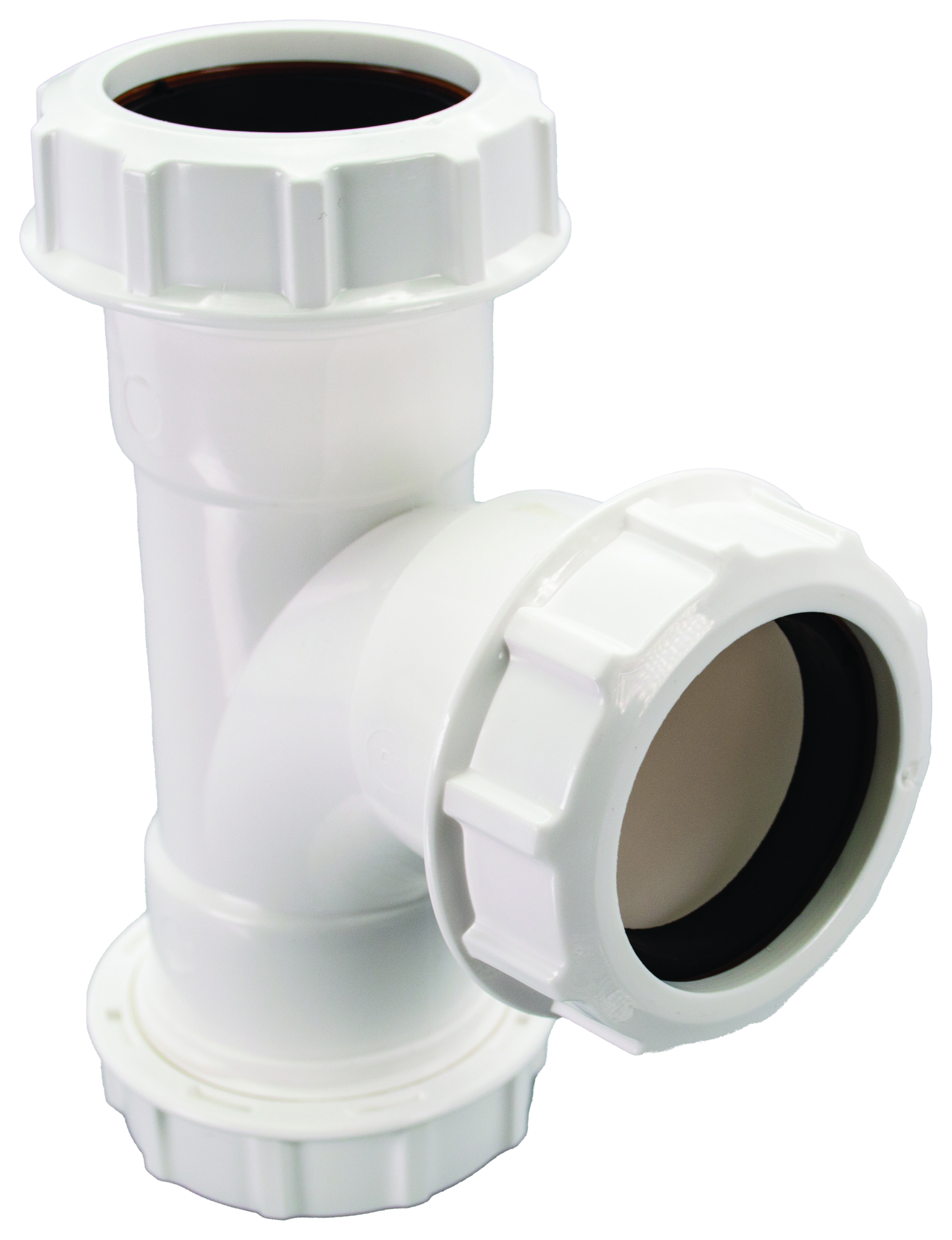 FloPlast WC23 Unicom Compression Waste Tee - 40mm