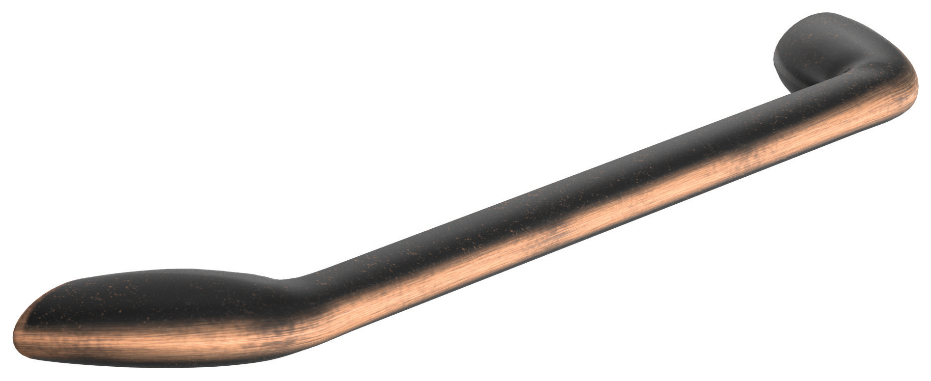 Image of Wickes Stella Strap Handle - Black & Copper Finish 160mm