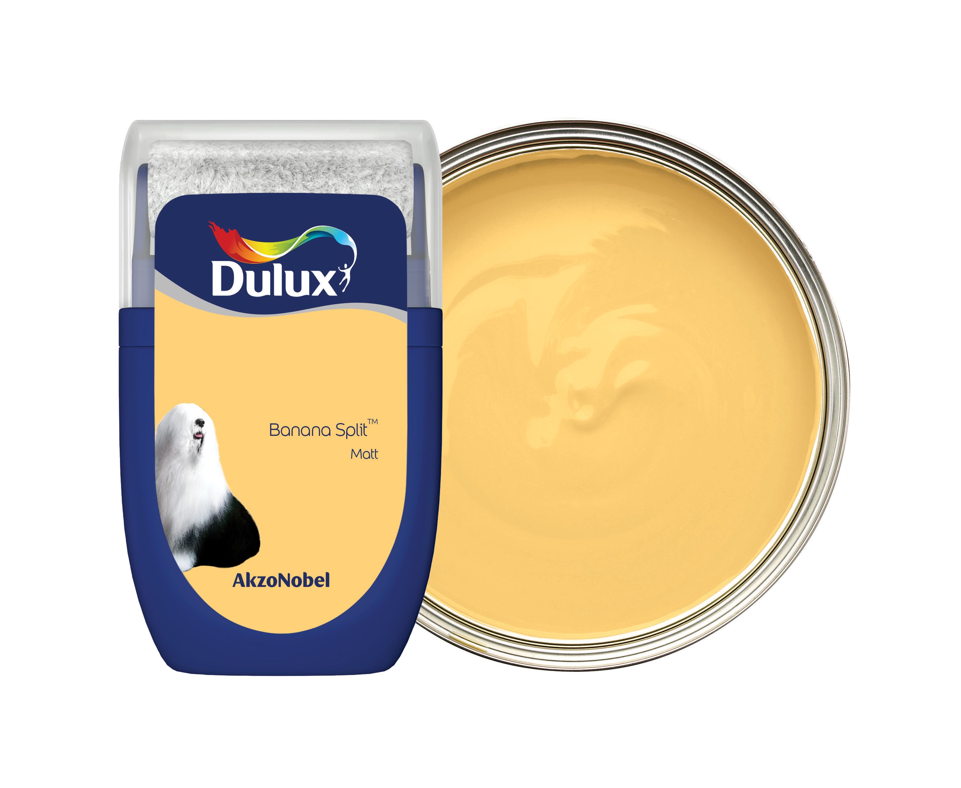 Image of Dulux Emulsion Paint - Banana Split Tester Pot - 30ml