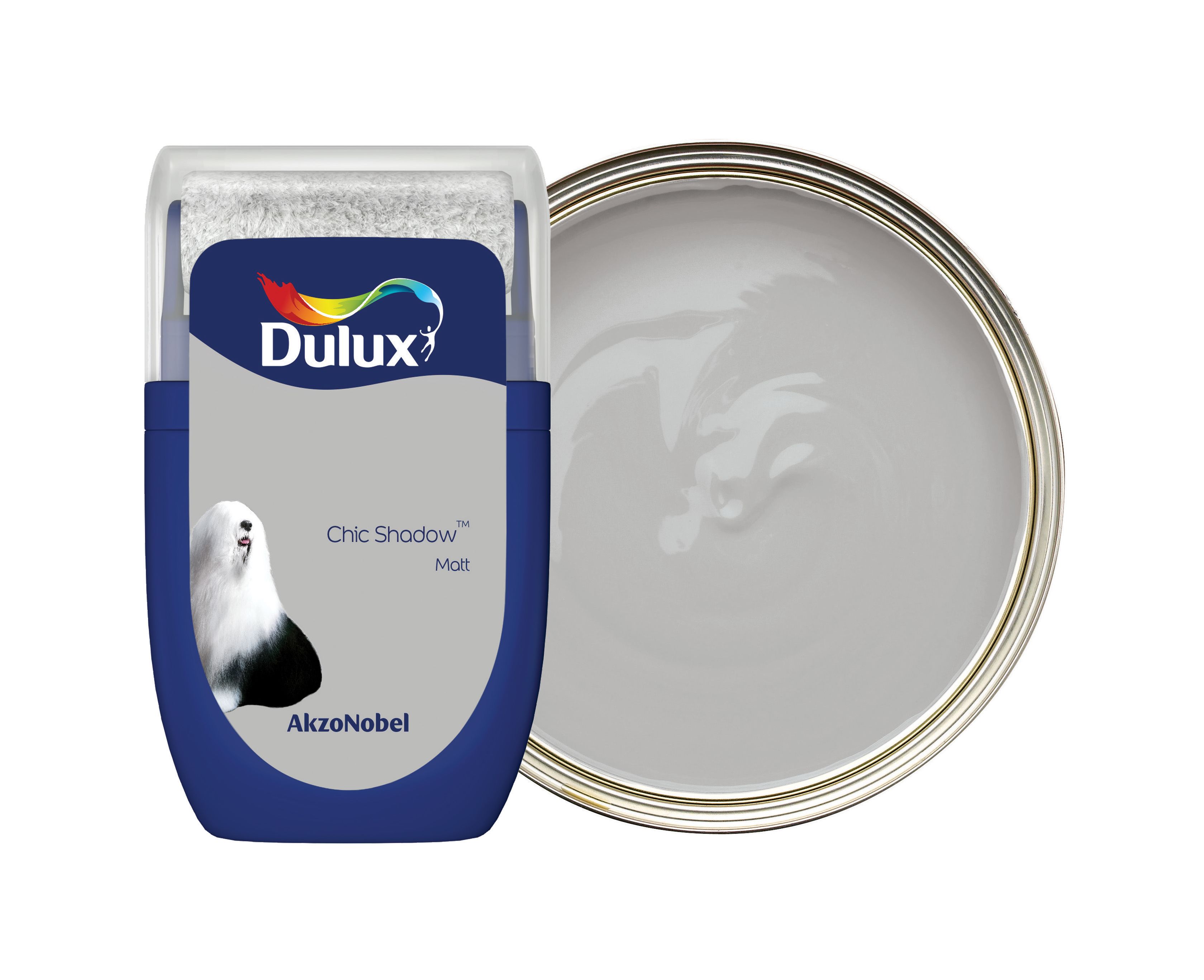 Dulux Emulsion Paint Tester Pot - Chic Shadow - 30ml