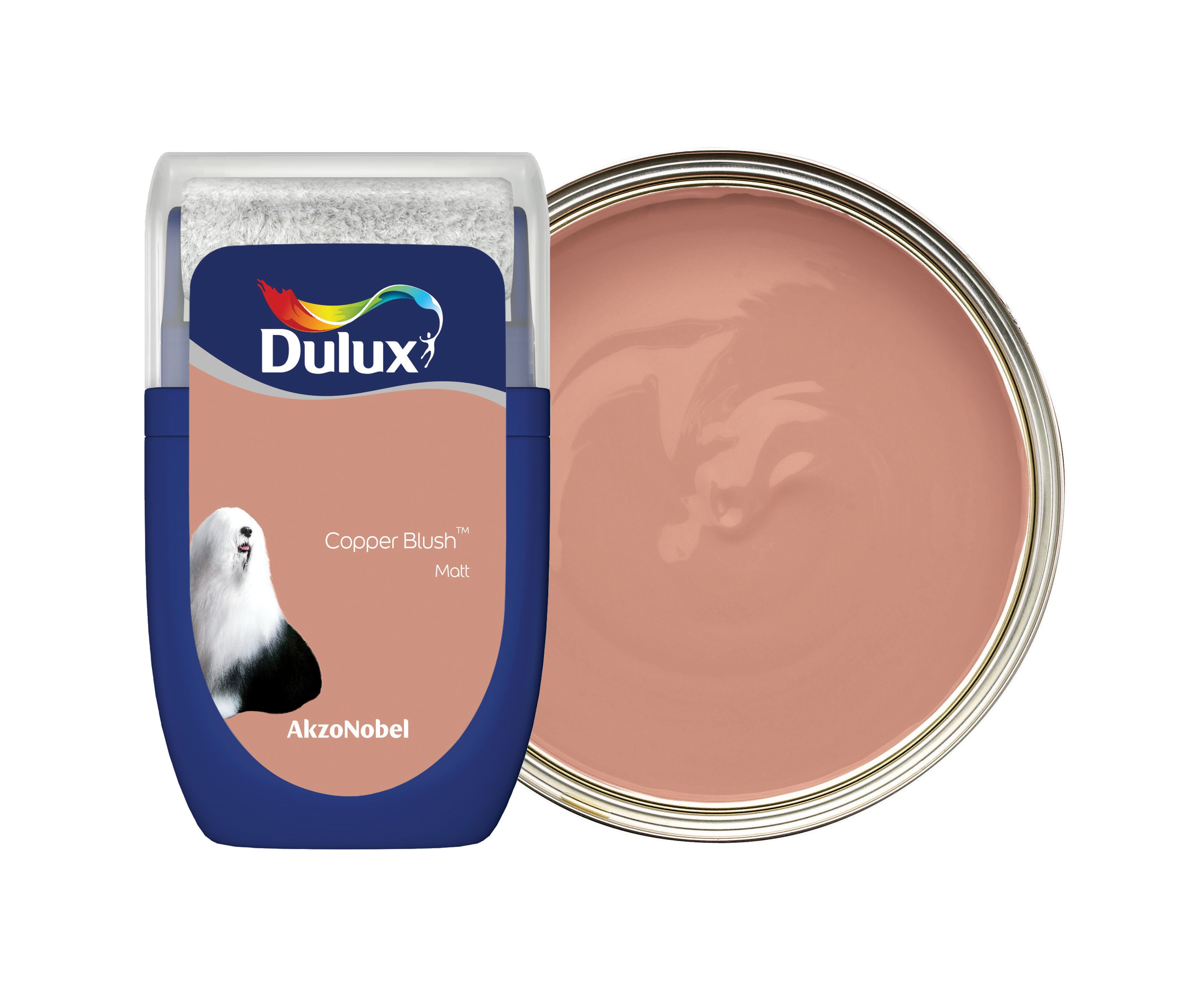 Dulux Emulsion Paint Tester Pot - Copper Blush - 30ml