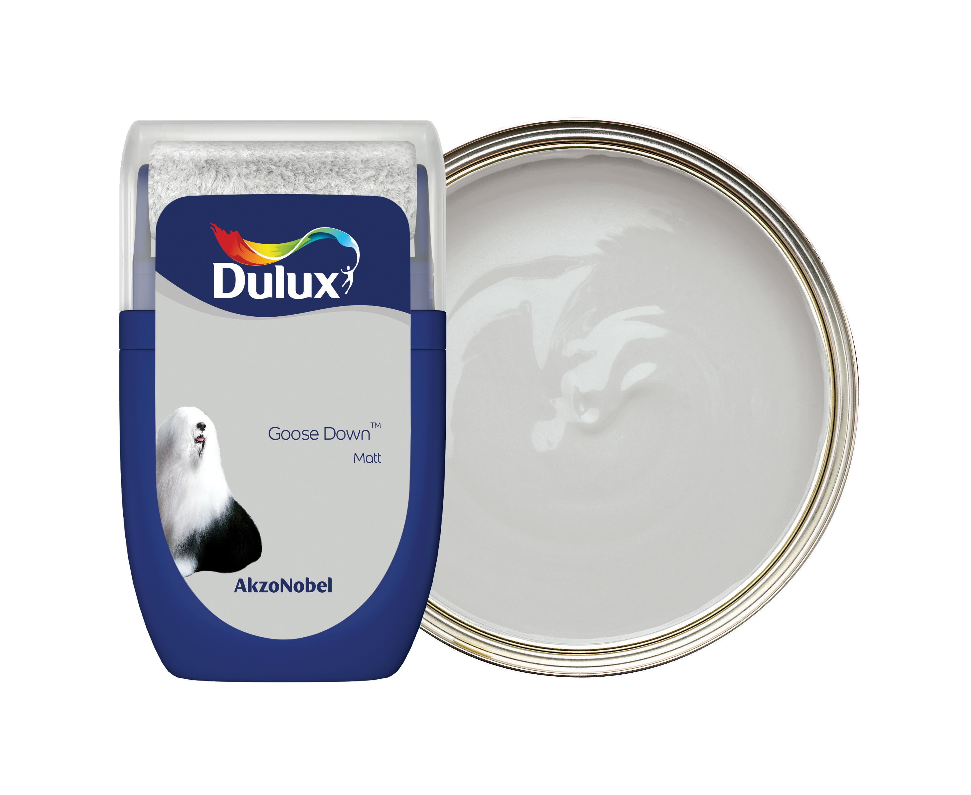 Image of Dulux Emulsion Paint - Goose Down Tester Pot - 30ml
