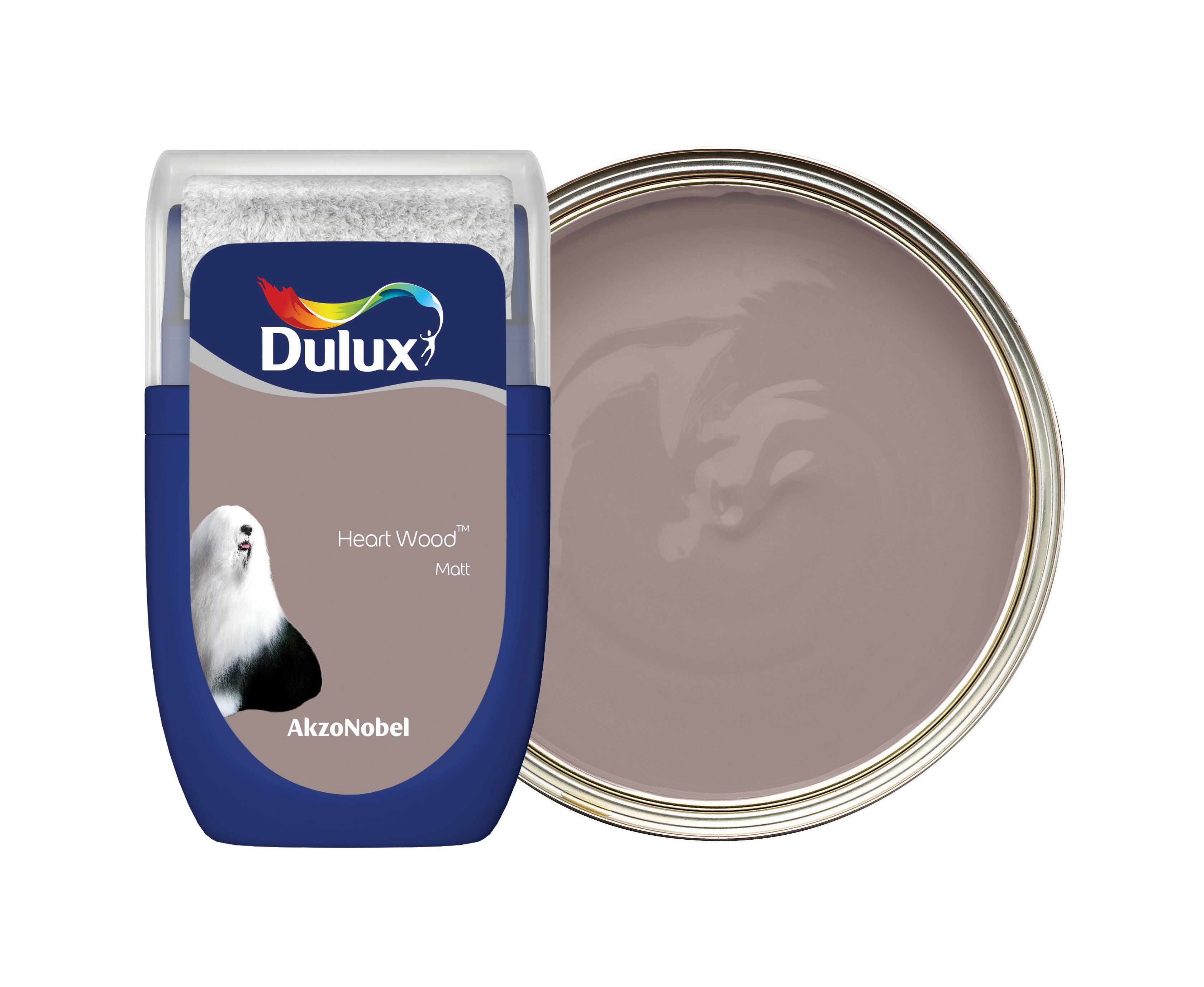 Image of Dulux Emulsion Paint - Heart Wood Tester Pot - 30ml