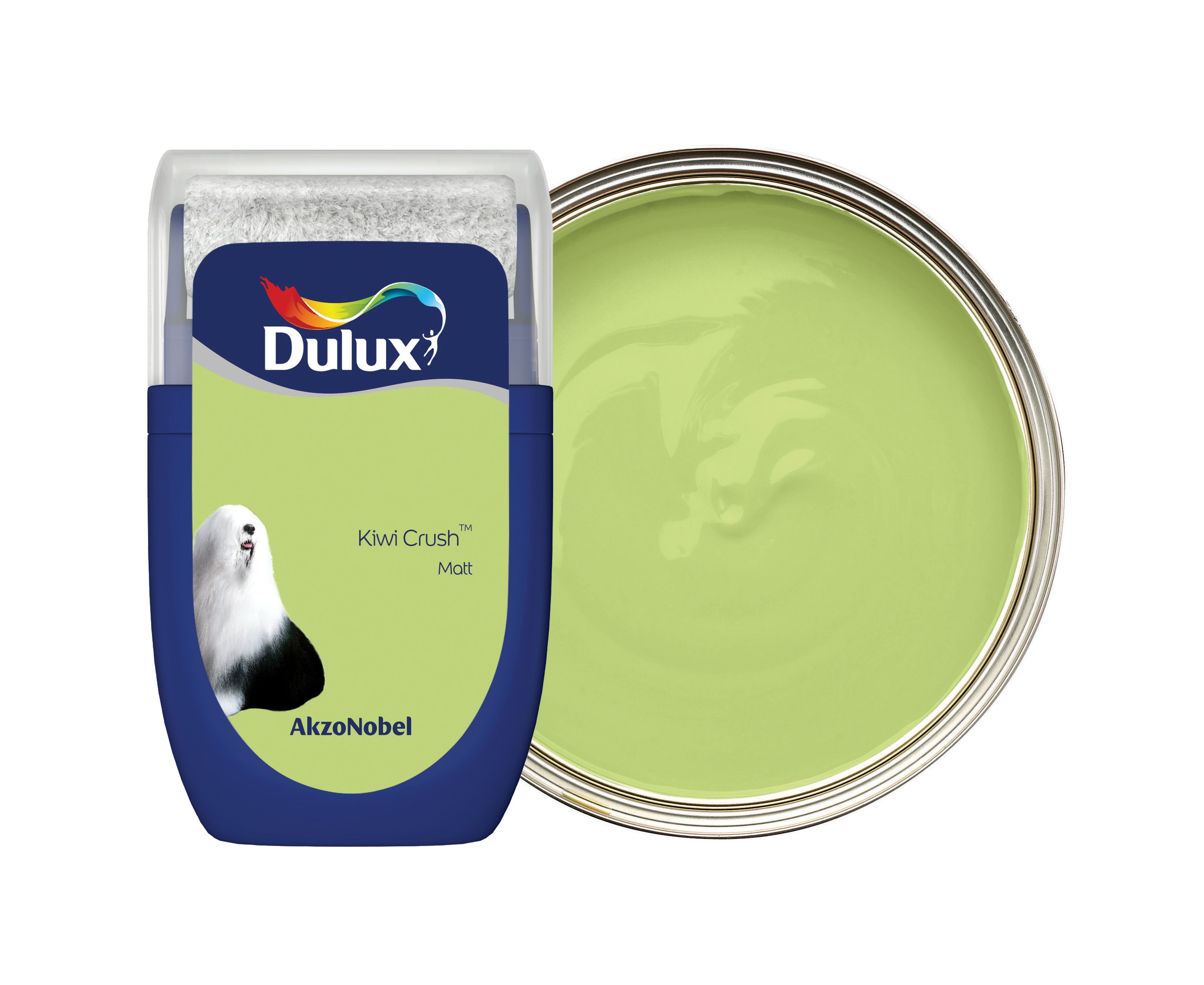 Image of Dulux Emulsion Paint - Kiwi Crush Tester Pot - 30ml