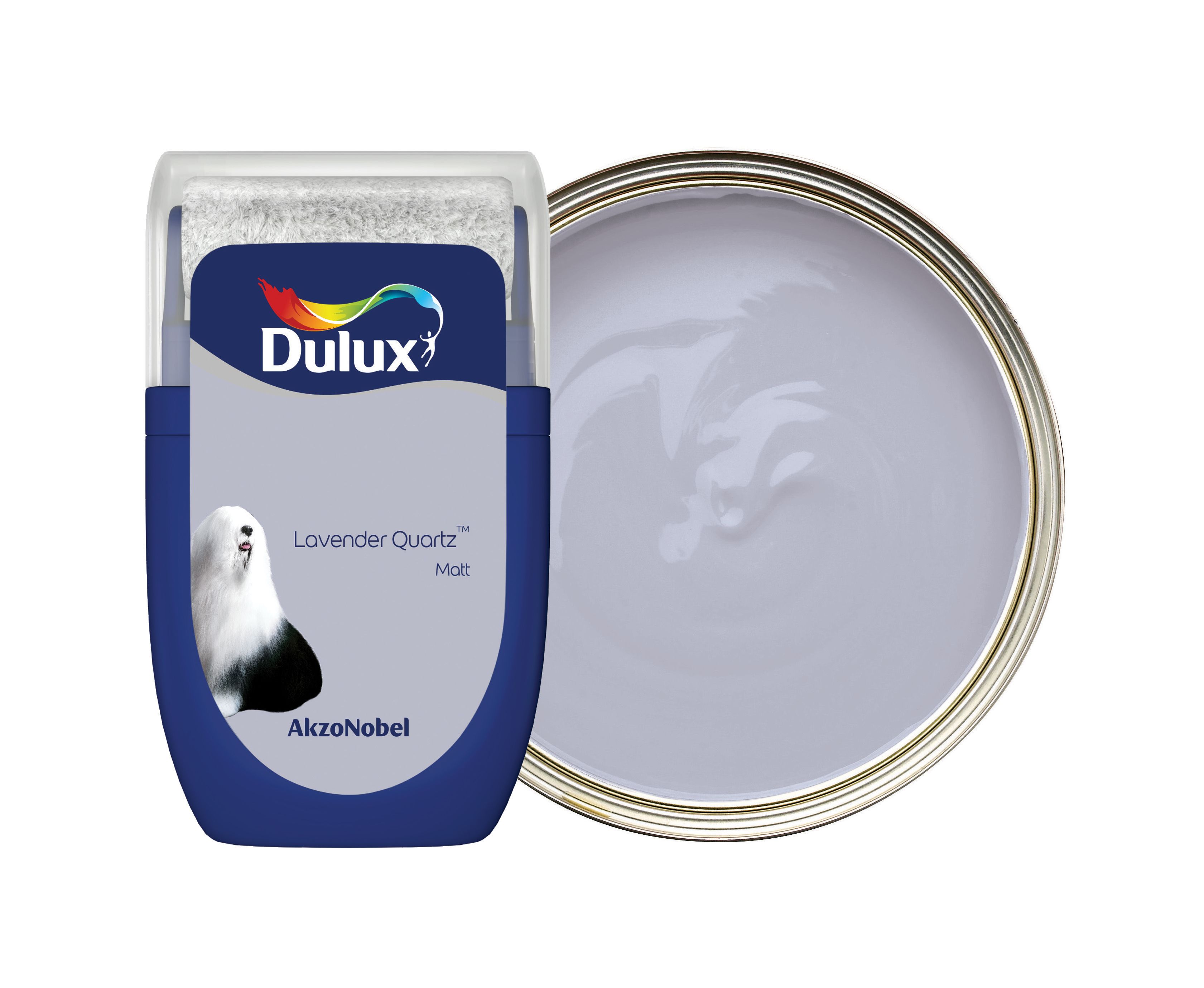 Image of Dulux Emulsion Paint - Lavender Quartz Tester Pot - 30ml