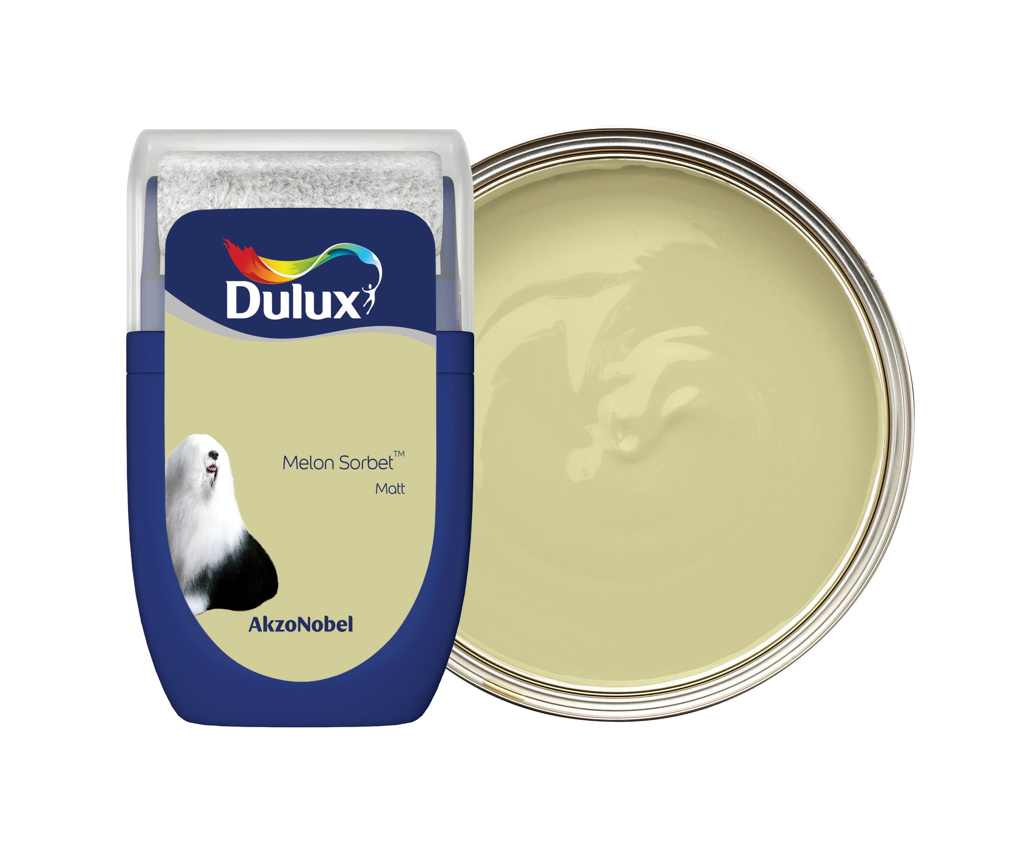 Image of Dulux Emulsion Paint - Melon Sorbet Tester Pot - 30ml