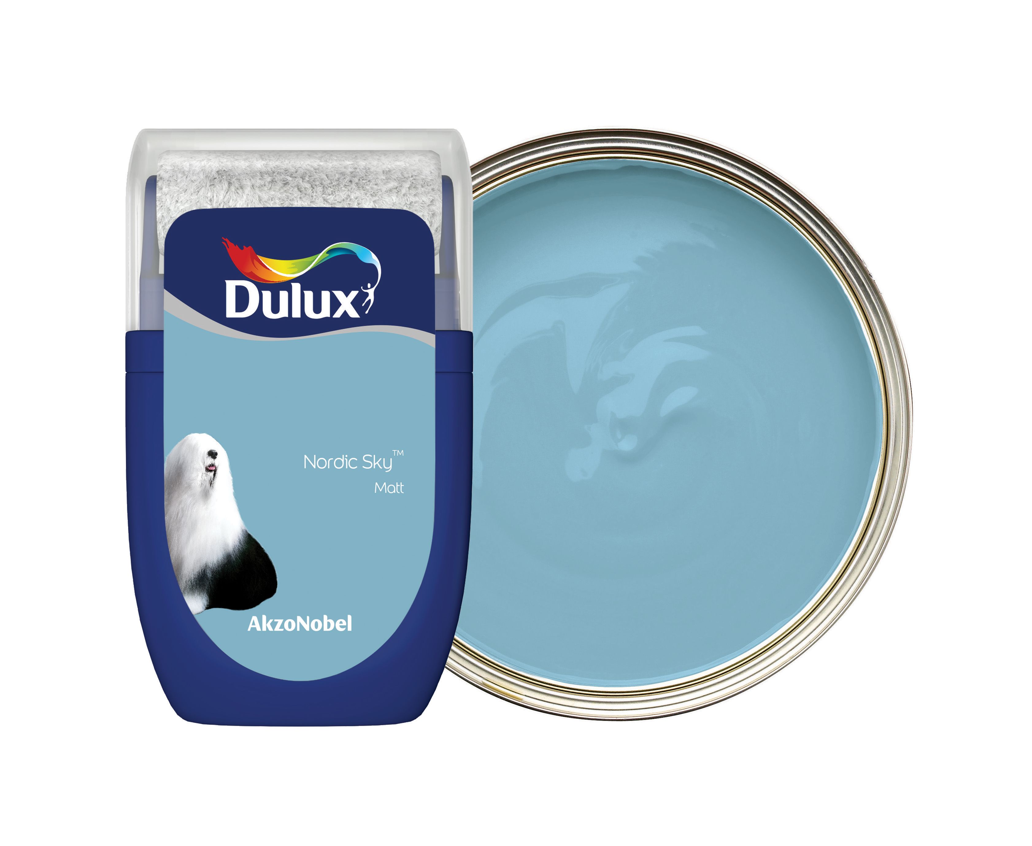 Image of Dulux Emulsion Paint - Nordic Sky Tester Pot - 30ml