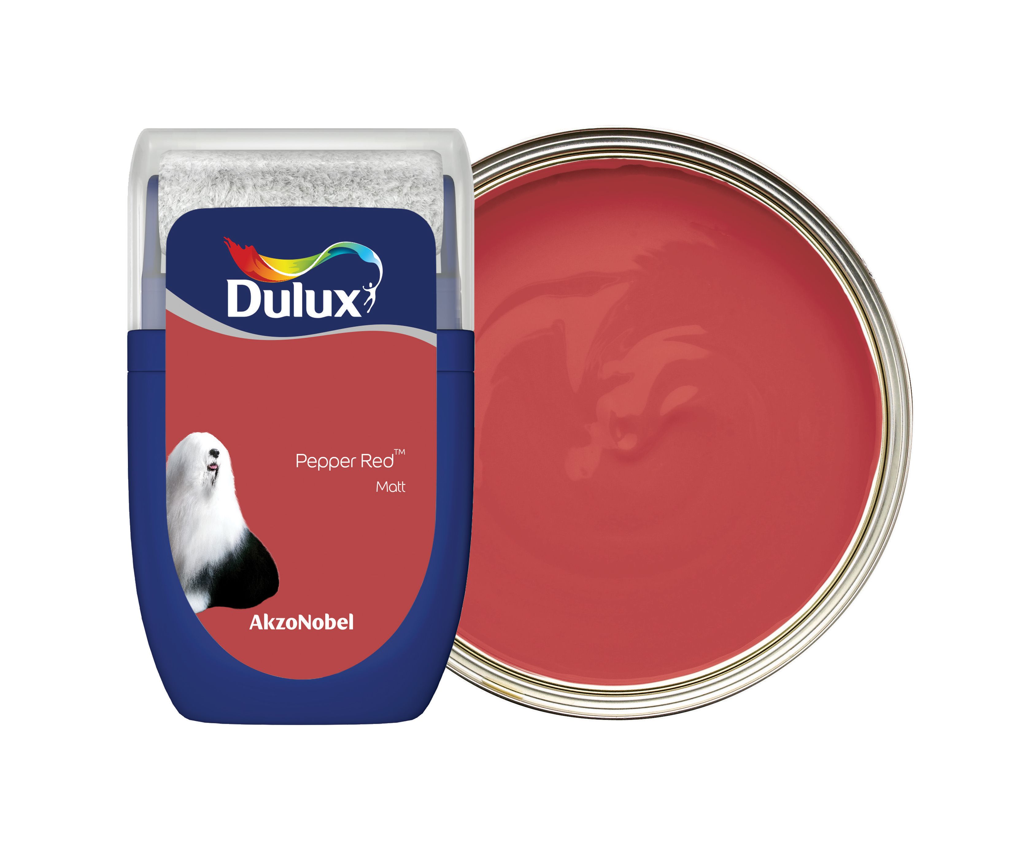 Dulux Emulsion Paint Tester Pot - Pepper Red - 30ml