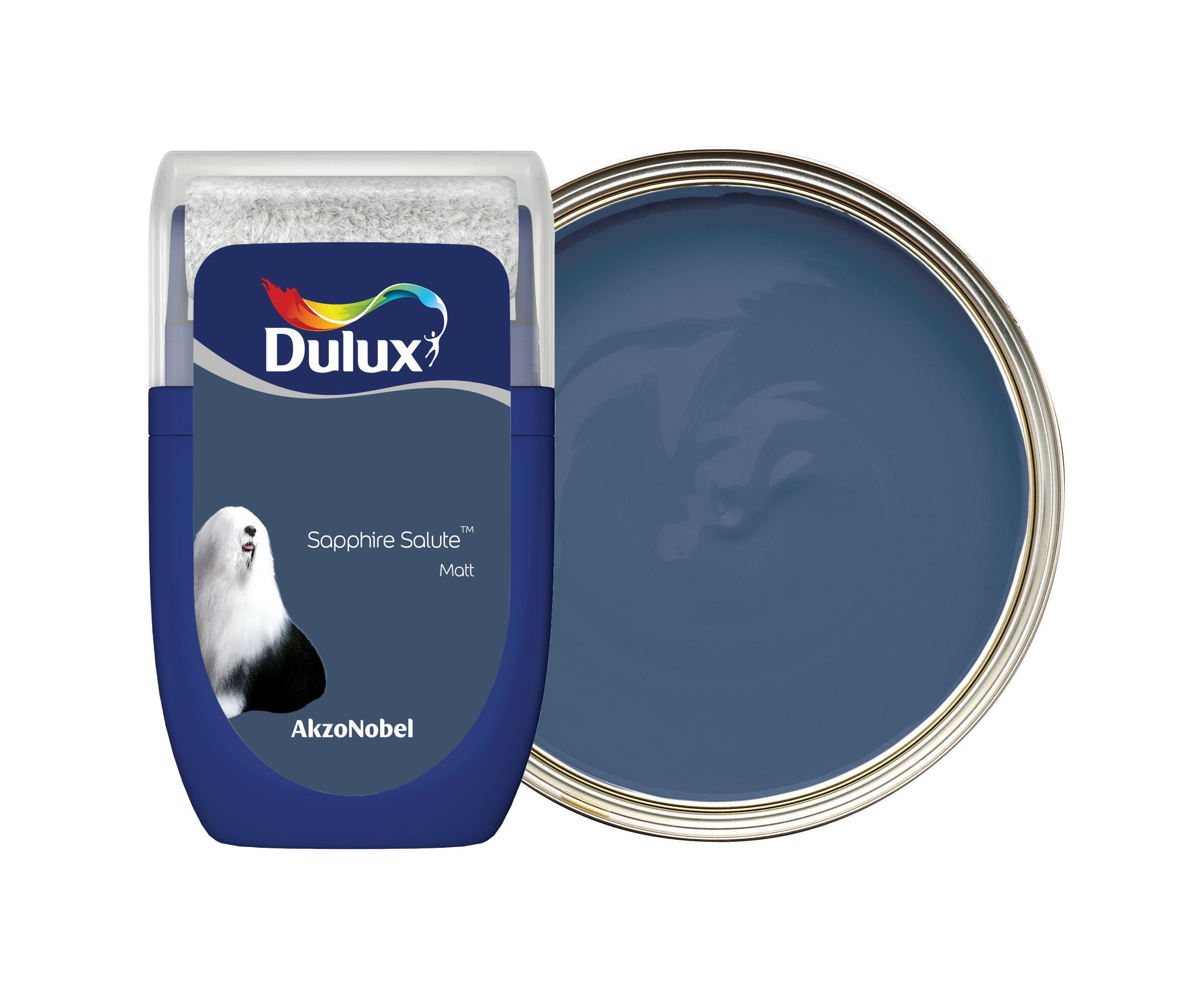 Image of Dulux Emulsion Paint - Sapphire Salute Tester Pot - 30ml