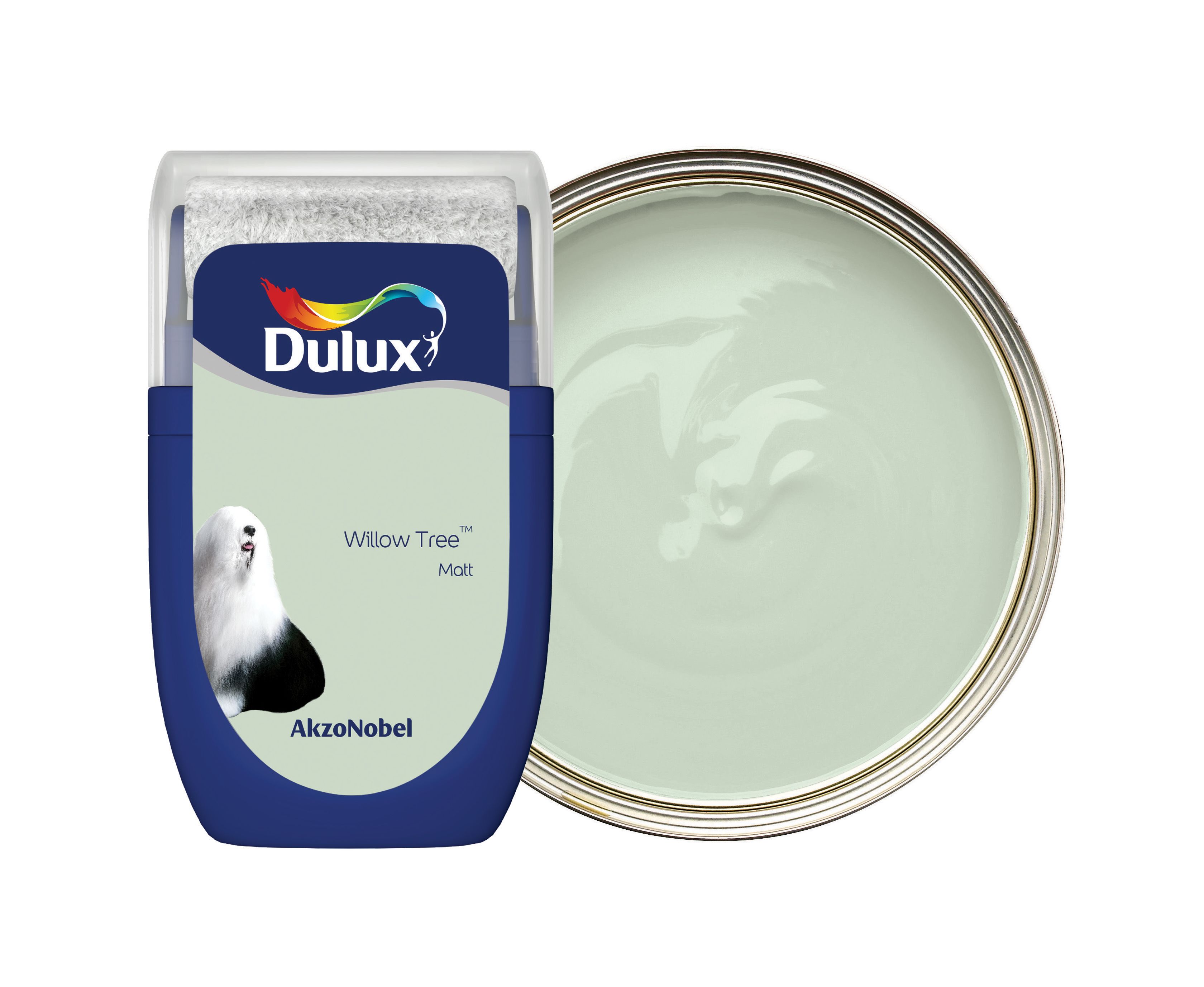 Dulux Emulsion Paint - Willow Tree Tester Pot - 30ml