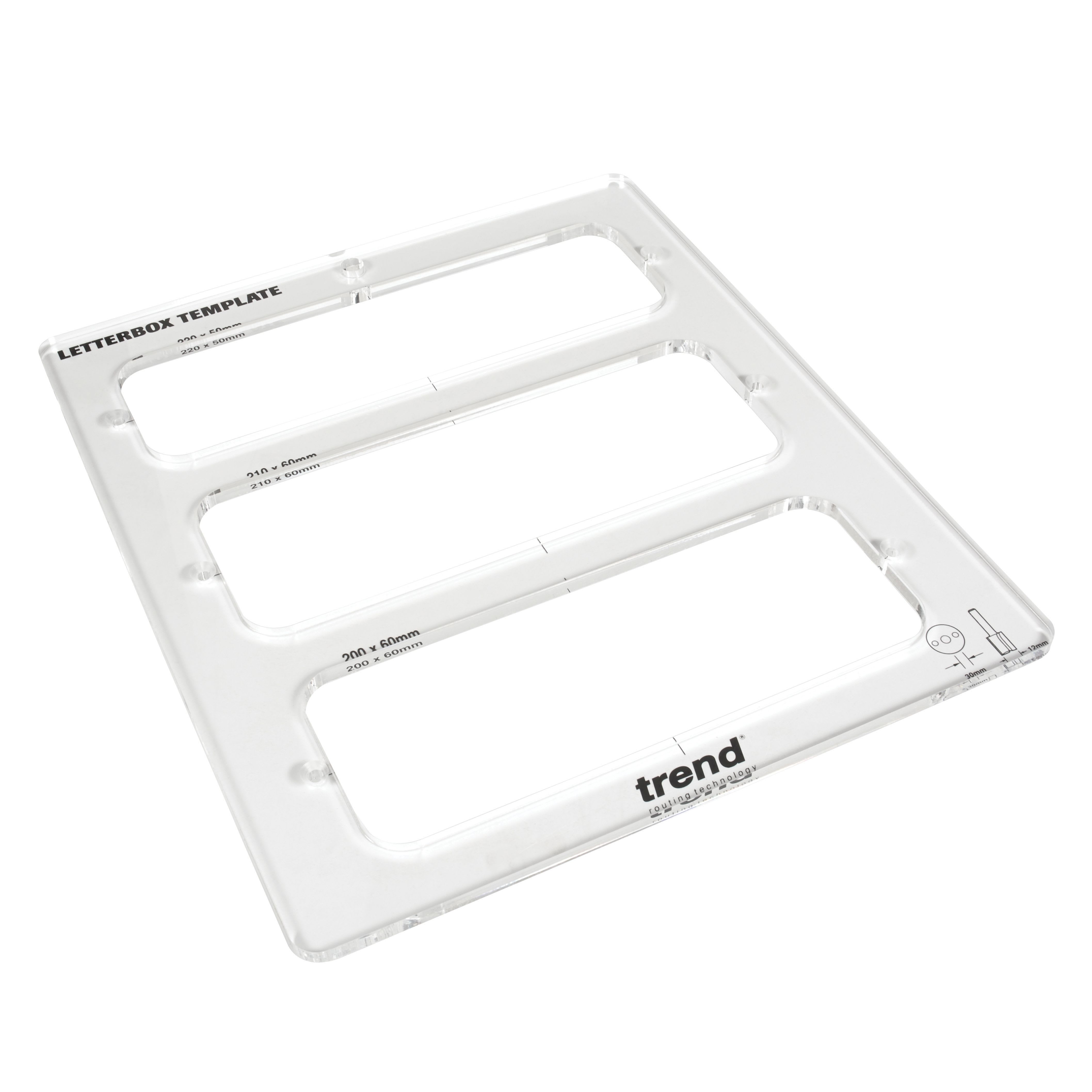 Trend Router Template Jig for Door or Letterboxes Wickes.co.uk