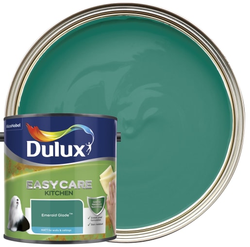 Dulux Easycare Kitchen Matt Emulsion Paint Emerald Glade