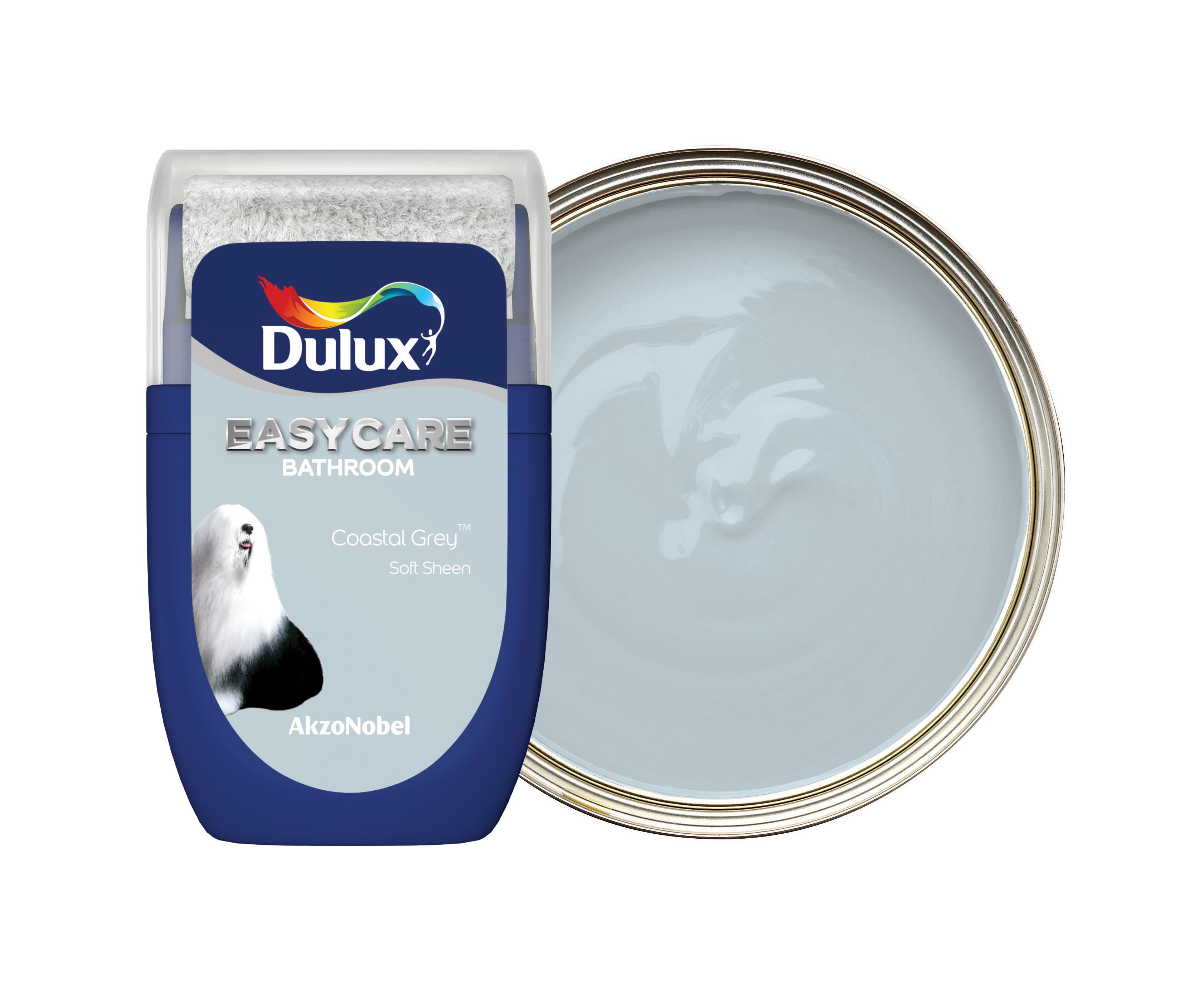 Dulux Easycare Bathroom Paint - Coastal Grey Tester