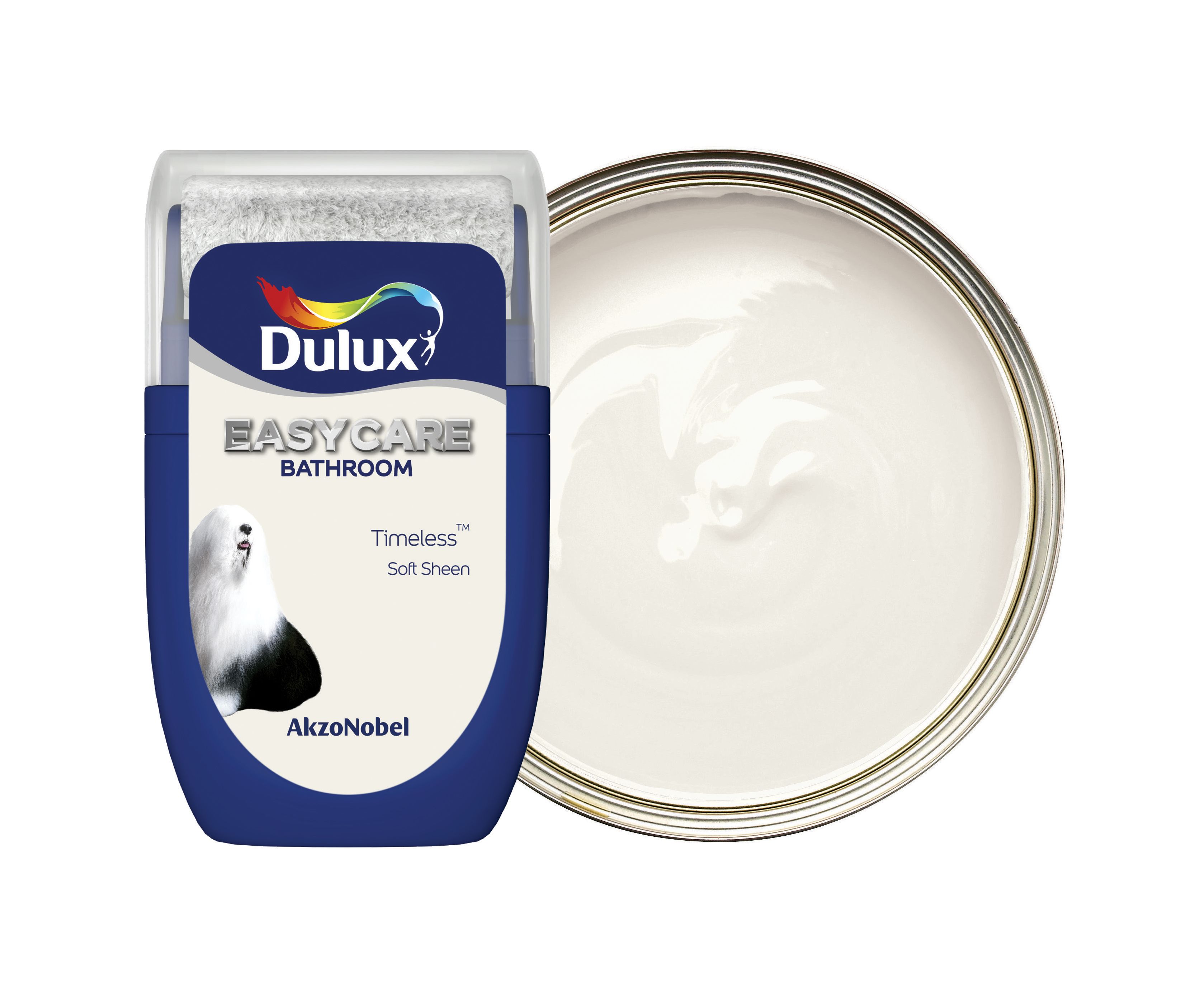 Dulux Easycare Bathroom Paint Tester Pot - Timeless - 30ml