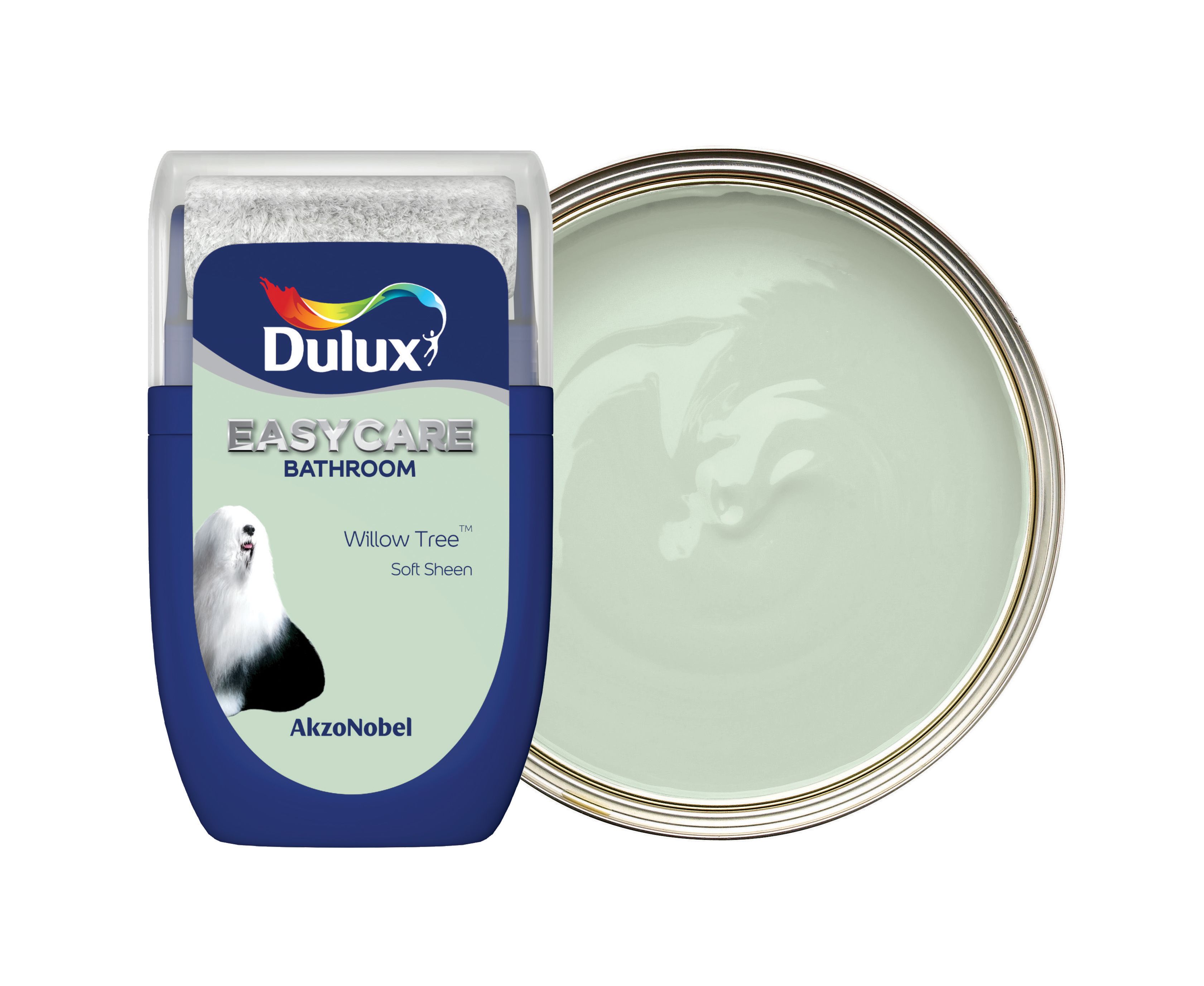 Dulux Easycare Bathroom Paint - Willow Tree Tester Pot - 30ml