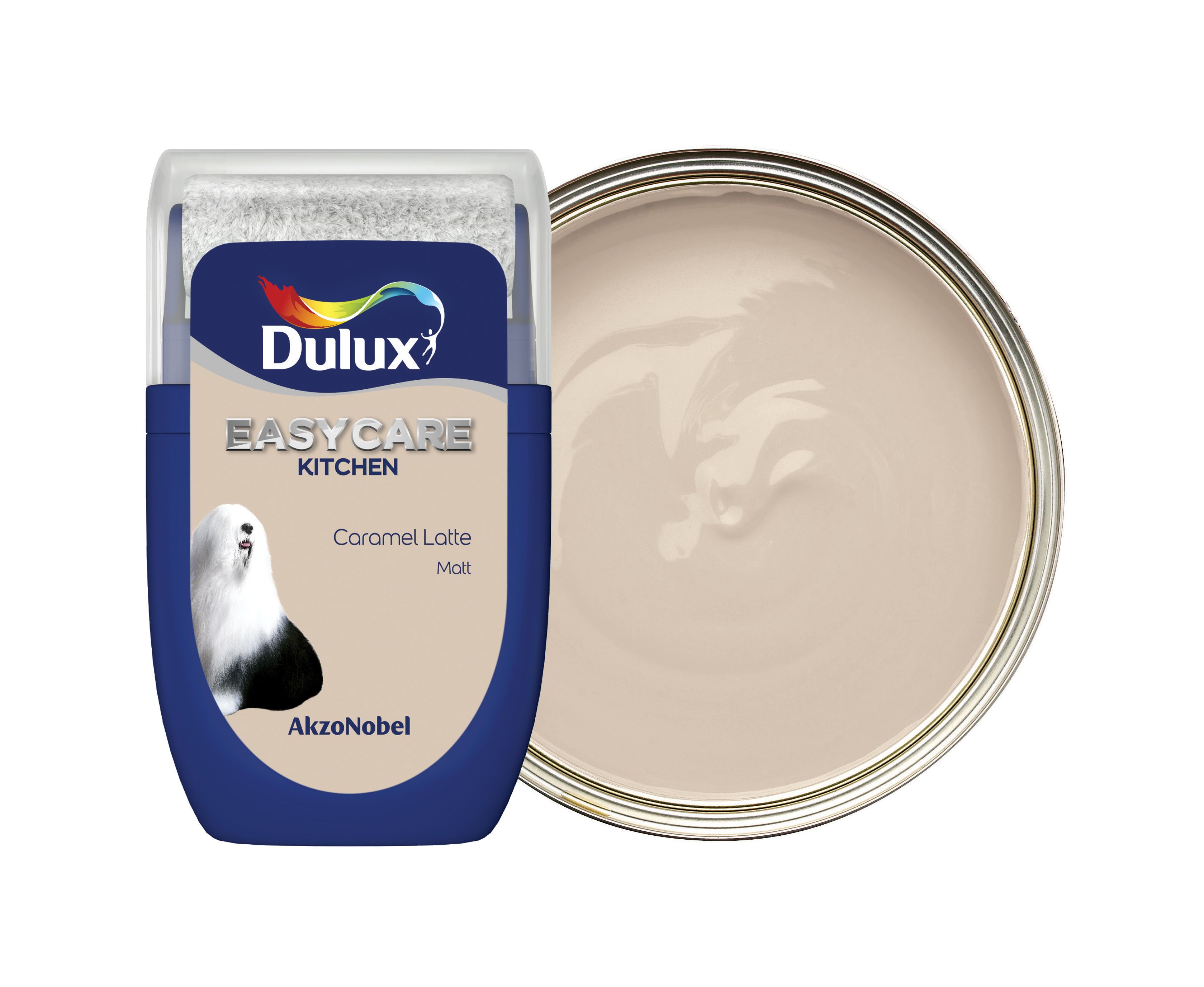 Dulux Easycare Kitchen Paint - Caramel Latte Tester Pot - 30ml
