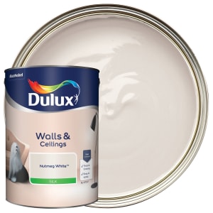 Dulux Silk Emulsion Paint - Nutmeg White - 5L