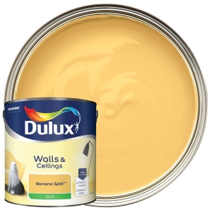 Dulux Silk Emulsion Paint - Banana Split - 2.5L