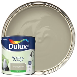 Dulux Silk Emulsion Paint - Overtly Olive - 2.5L