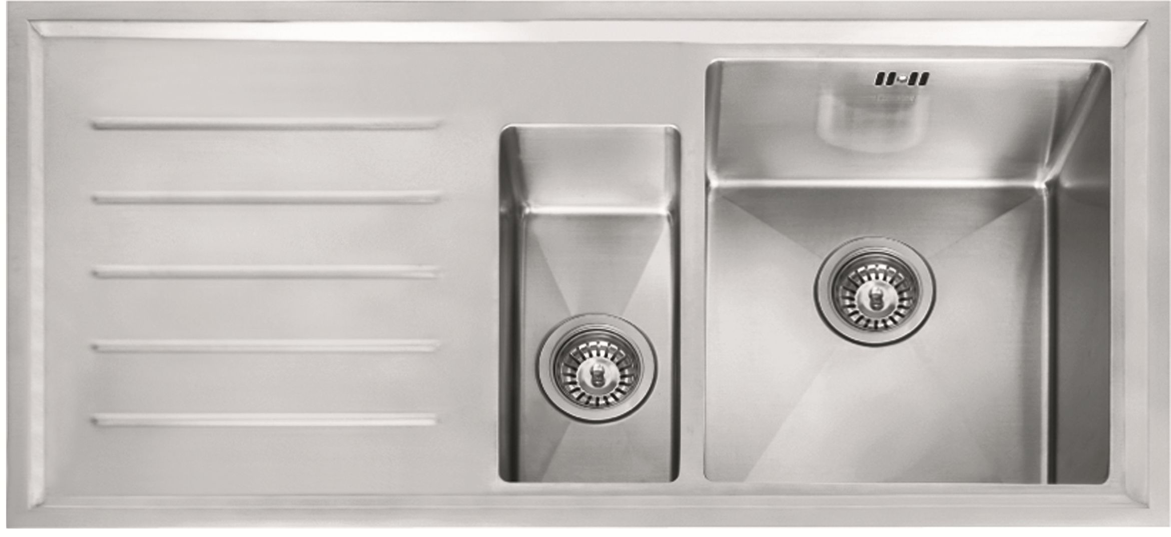 Franke Winsford 1.5 Bowl Left Hand Drainer Stainless Steel Kitchen Sink