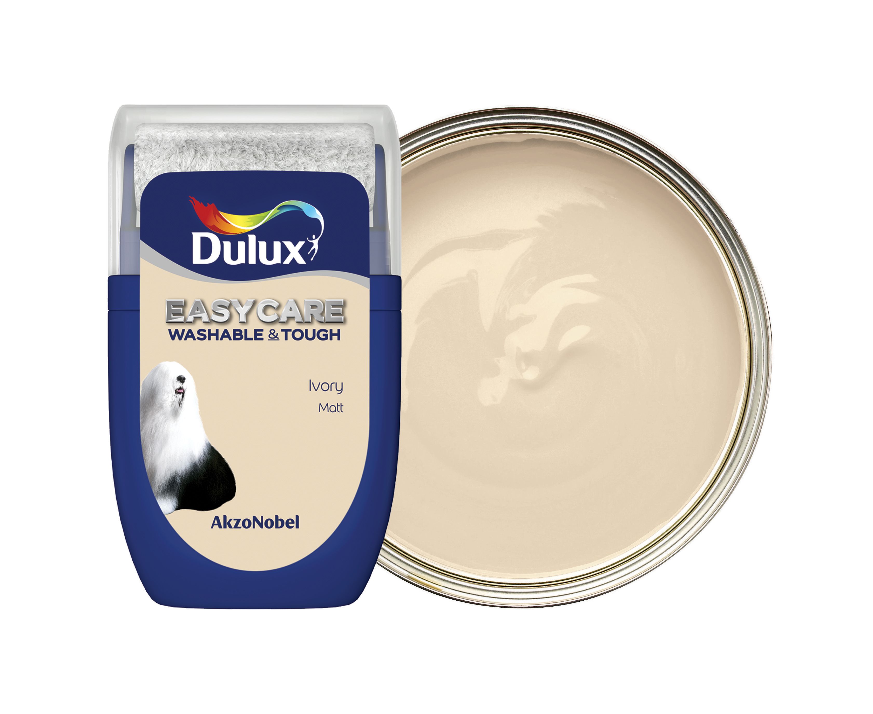 Dulux Easycare Washable & Tough Paint Tester Pot - Ivory - 30ml