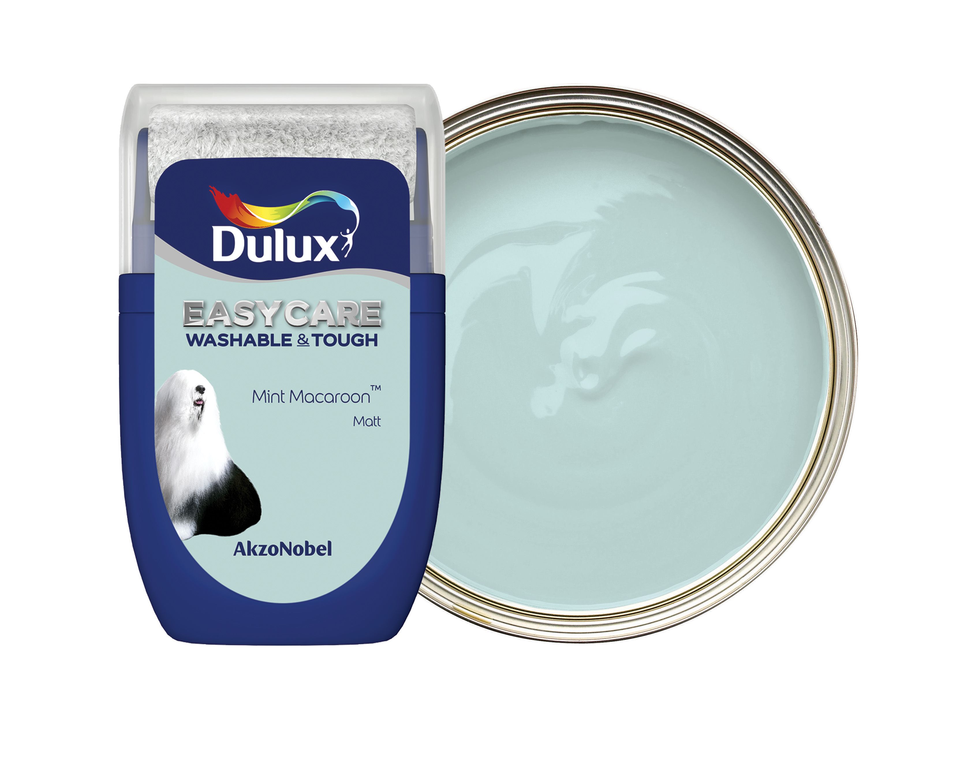 Image of Dulux Easycare Washable & Tough Paint - Mint Macaroon Tester Pot - 30ml