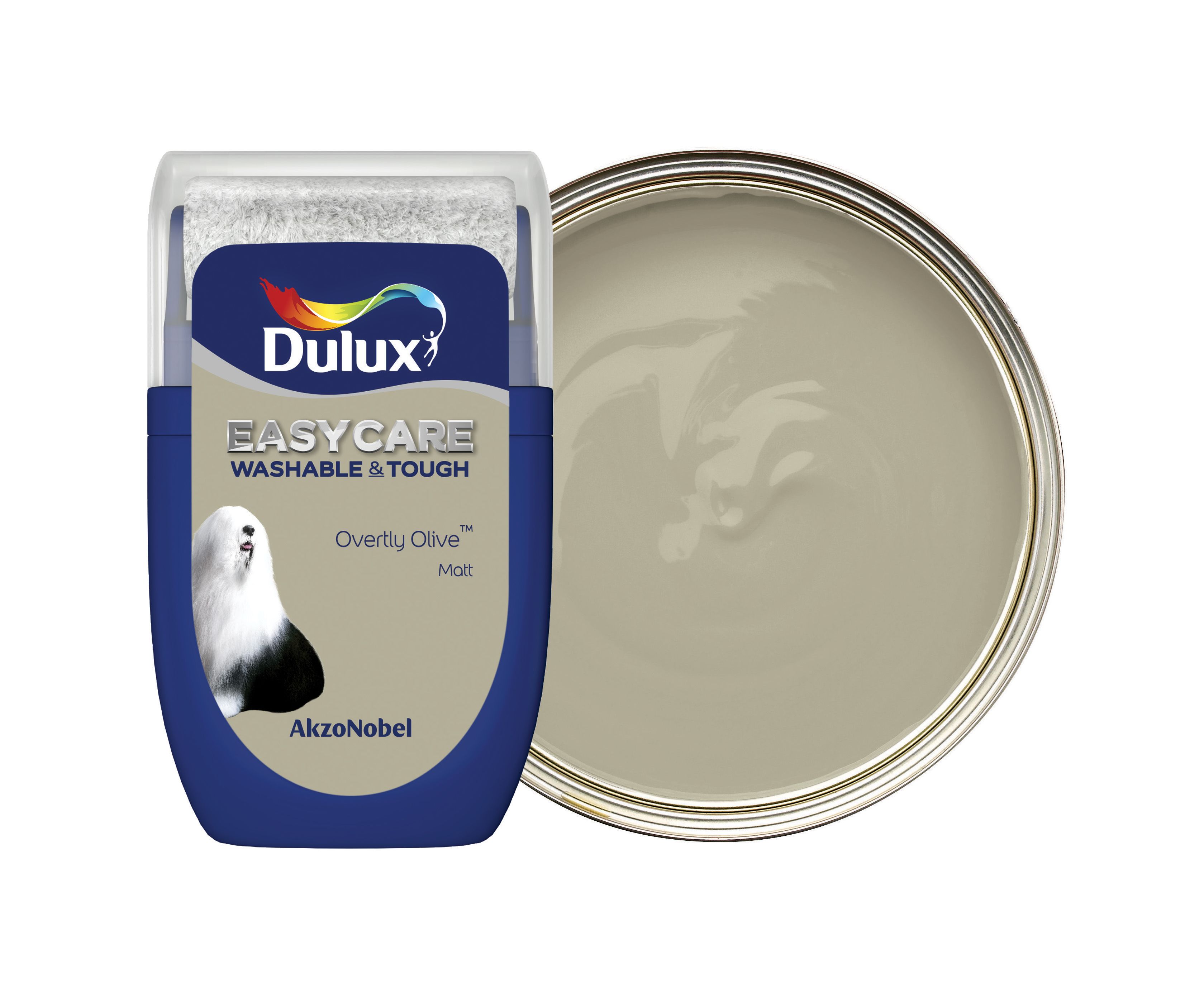 Dulux Easycare Washable & Tough Paint - Overtly Olive Tester Pot - 30ml