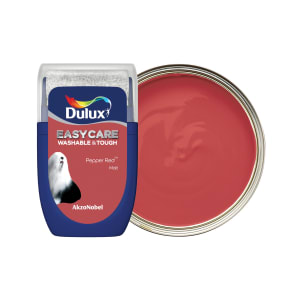 Dulux Easycare Washable & Tough Paint - Pepper Red Tester Pot - 30ml