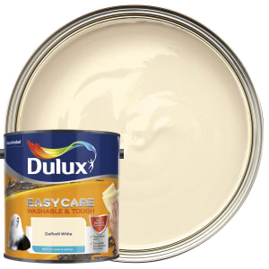 Dulux Easycare Washable & Tough Matt Emulsion Paint - Daffodil White - 2.5L