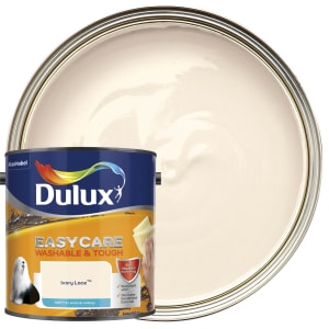 Dulux Easycare Washable & Tough Matt Emulsion Paint - Ivory Lace - 2.5L