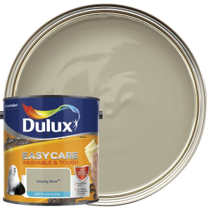 Dulux Easycare Washable & Tough Matt Emulsion Paint - Overtly Olive - 2.5L