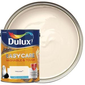 Dulux Easycare Washable & Tough Matt Emulsion Paint - Ivory Lace - 5L