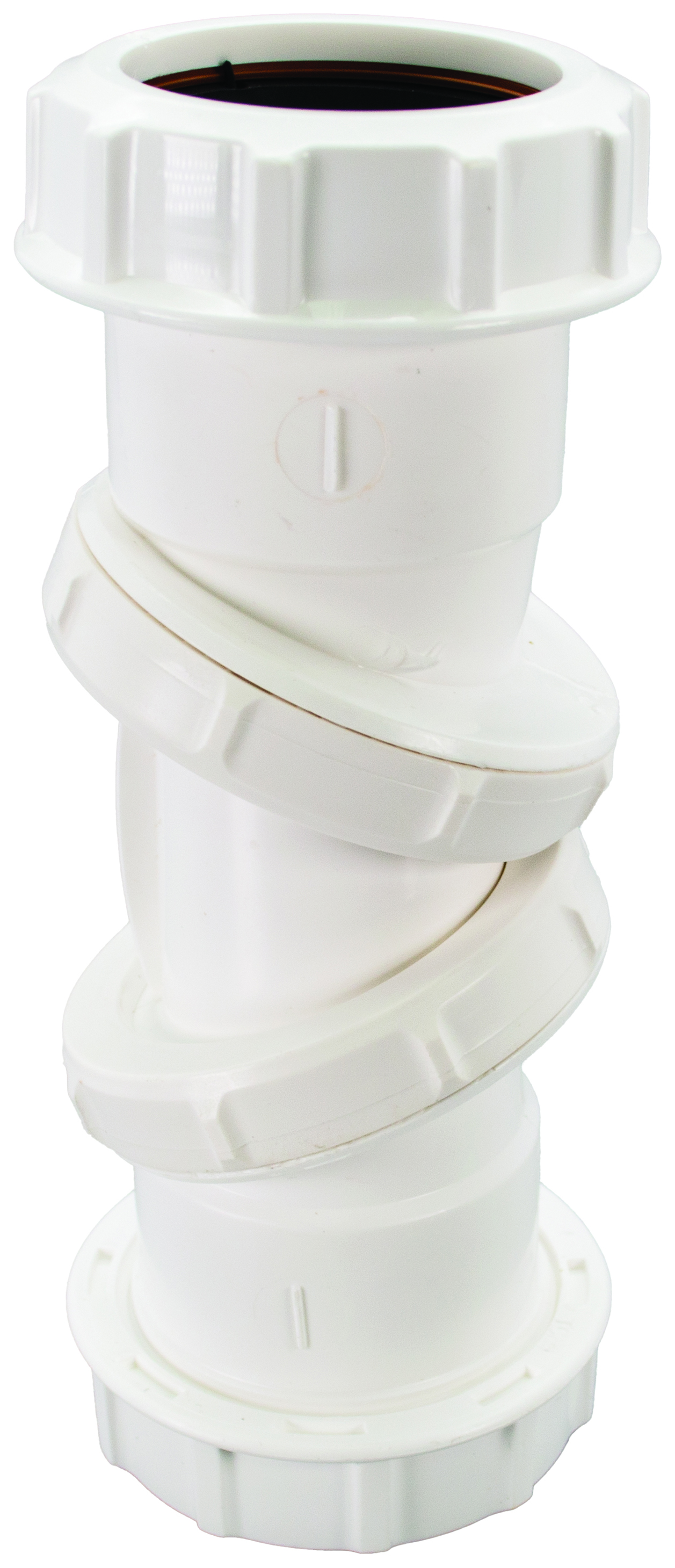 FloPlast WC15 40mm Unicom Compression Waste 0 Deg - 90 Deg Adjustable Bend