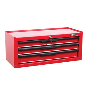 Hilka Heavy Duty 3 Drawer Add on Tool Chest - Red